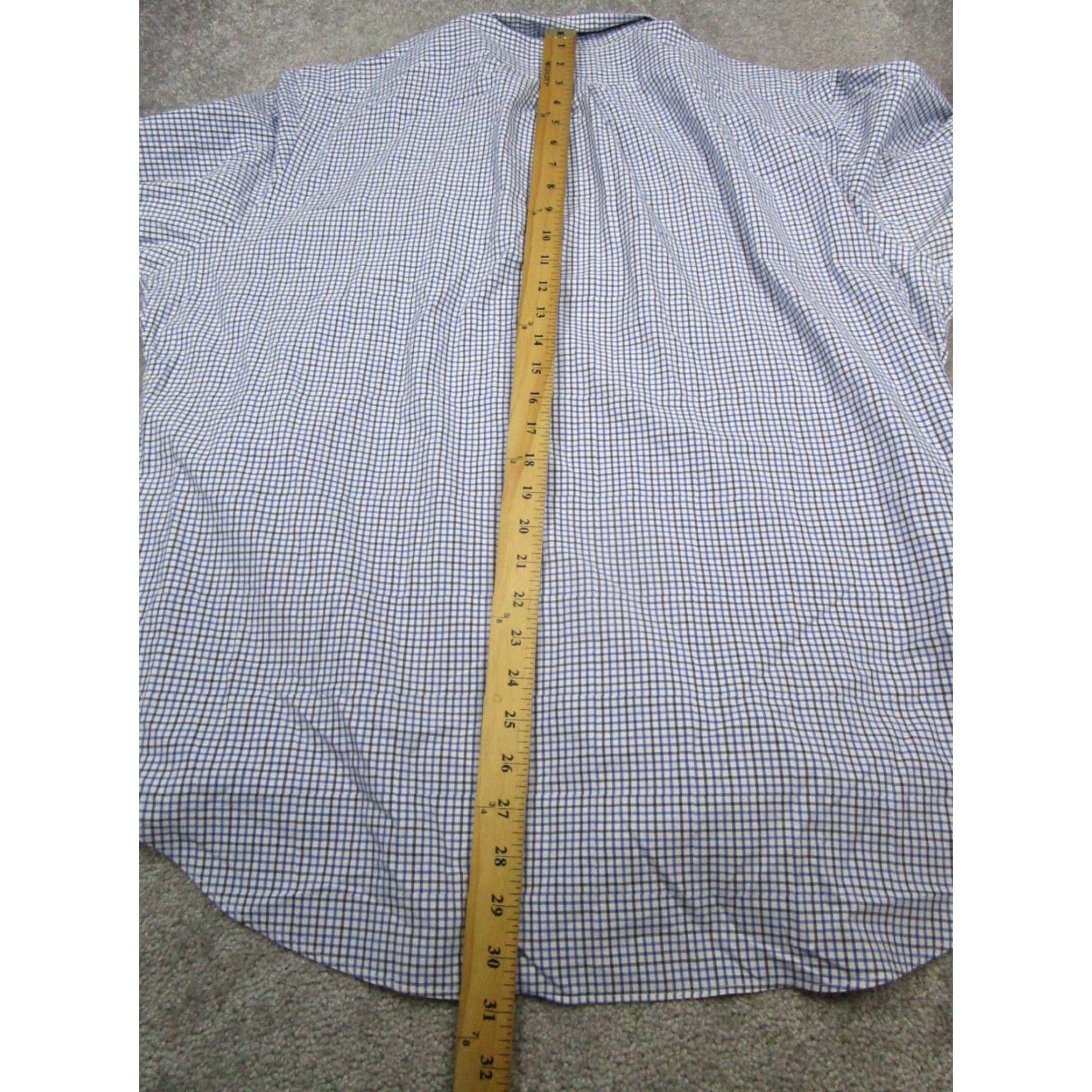 Ralph Lauren Ralph Lauren Shirt Mens XL Blue Cotton Button-Up Oxford Check Size US XL / EU 56 / 4 - 7 Thumbnail