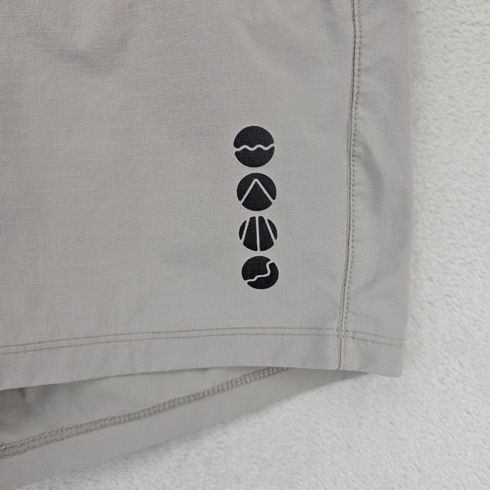 Other Bearded Goat Rambler Shorts Mens Large Beige Black Athletic Size US 32 / EU 48 - 3 Thumbnail