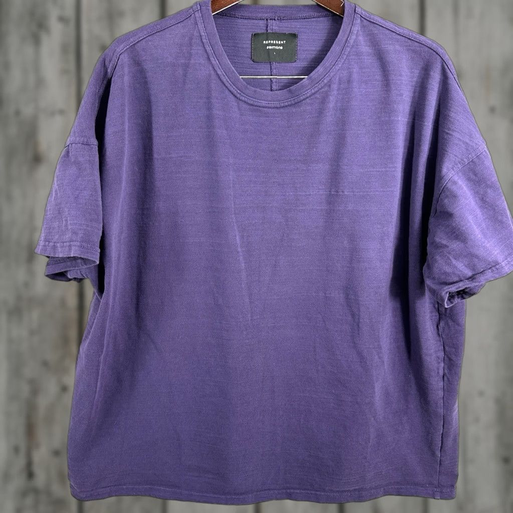 Vintage REPRESENT Simons Shirt Mens Large Purple Designer Back Hem Crew Neck Streetwear Shirt Mens Large Purple Designer Back Hem Crew Neck Streetwear Size US L / EU 52-54 / 3 - 1 Thumbnail