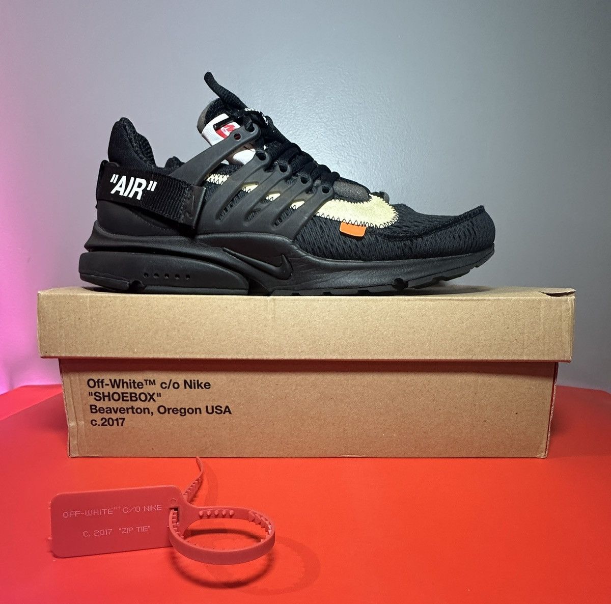 Size 12 Nike Air Presto x Off-White Low Black