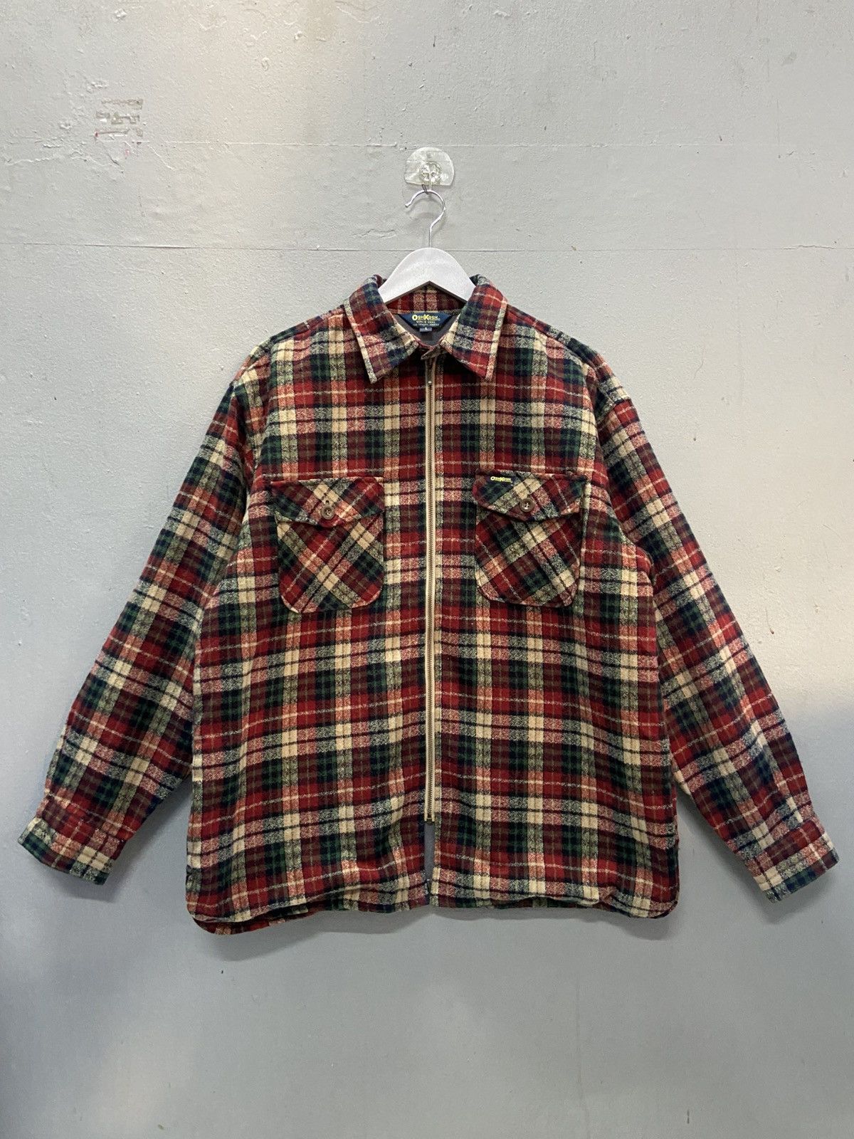 Oshkosh VINTAGE OSHKOSH FLANNEL WOOL JACKET Size US L / EU 52-54 / 3 - 2 Thumbnail