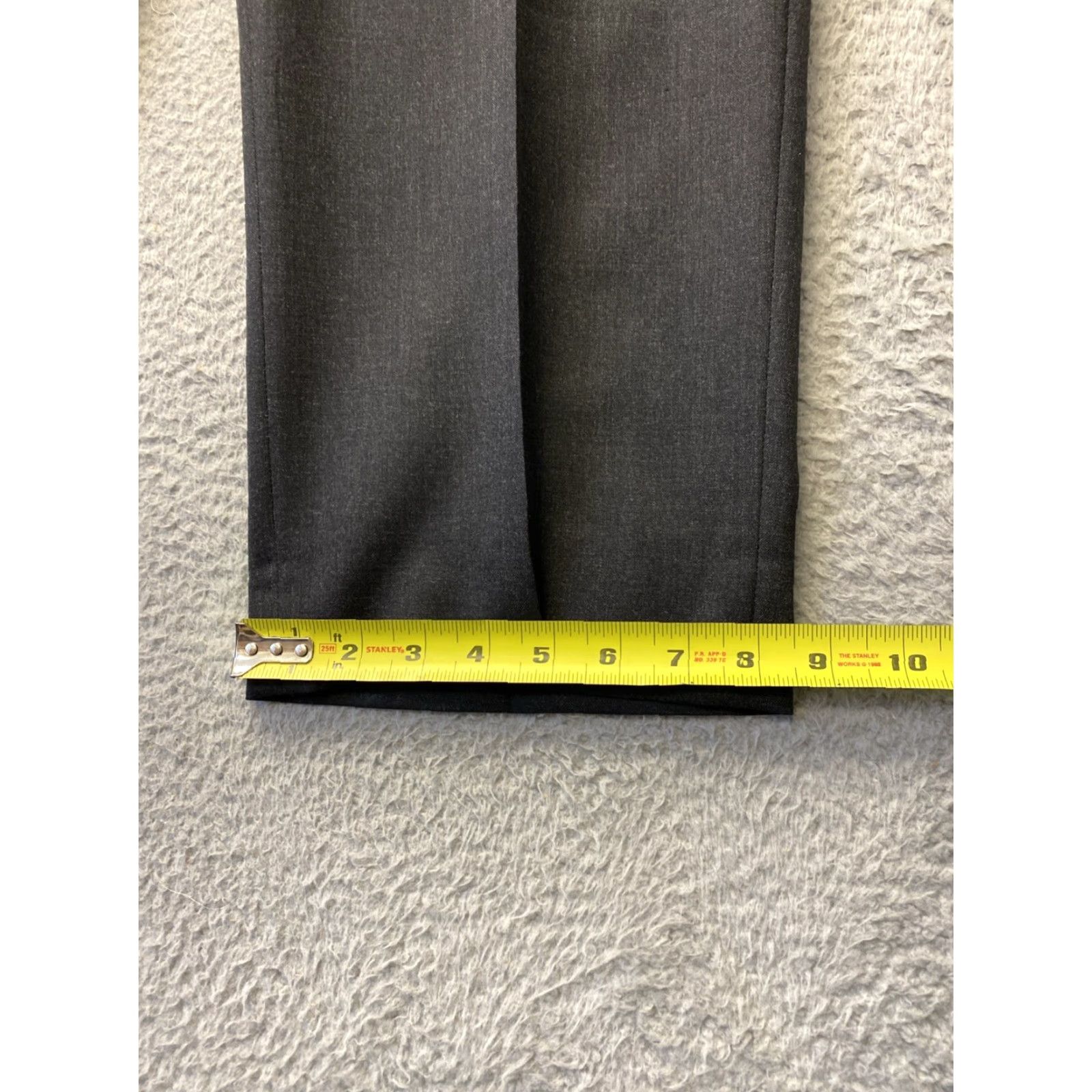 Joseph Joseph Feiss Dress Pants Men's 36x30 Charcoal Gray Wool / 0440 Size US 36 / EU 52 - 5 Thumbnail