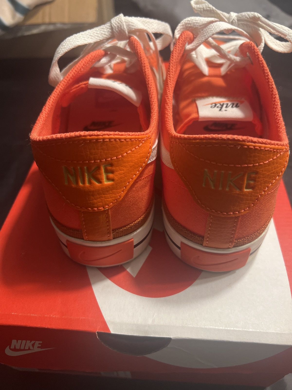 Nike Orange Nike Court Legacy Size US 9.5 / EU 42-43 - 7 Thumbnail