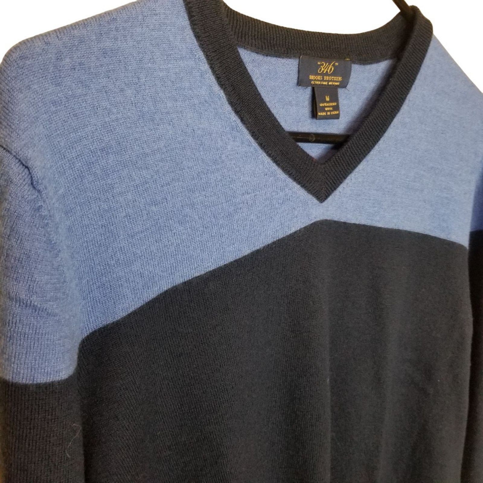 Brooks Brothers Brooks Brothers Mens Merino Wool Pullover Sweater M Preppy Size US M / EU 48-50 / 2 - 5 Thumbnail