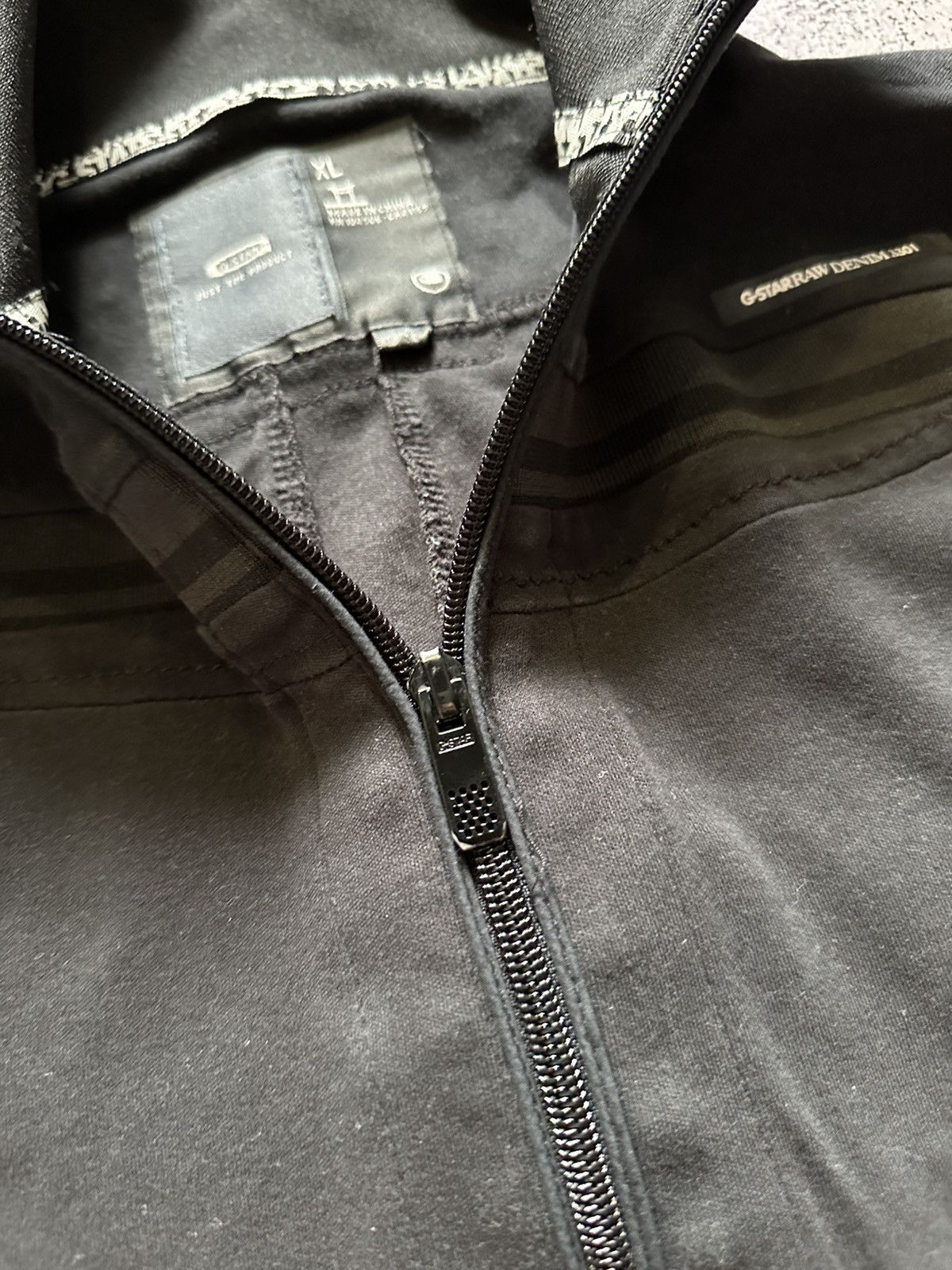 G-Star × Vintage Vintage G-Star Raw Track Jacket Black Mini Logo Y2K USA Size US XL / EU 56 / 4 - 8 Thumbnail