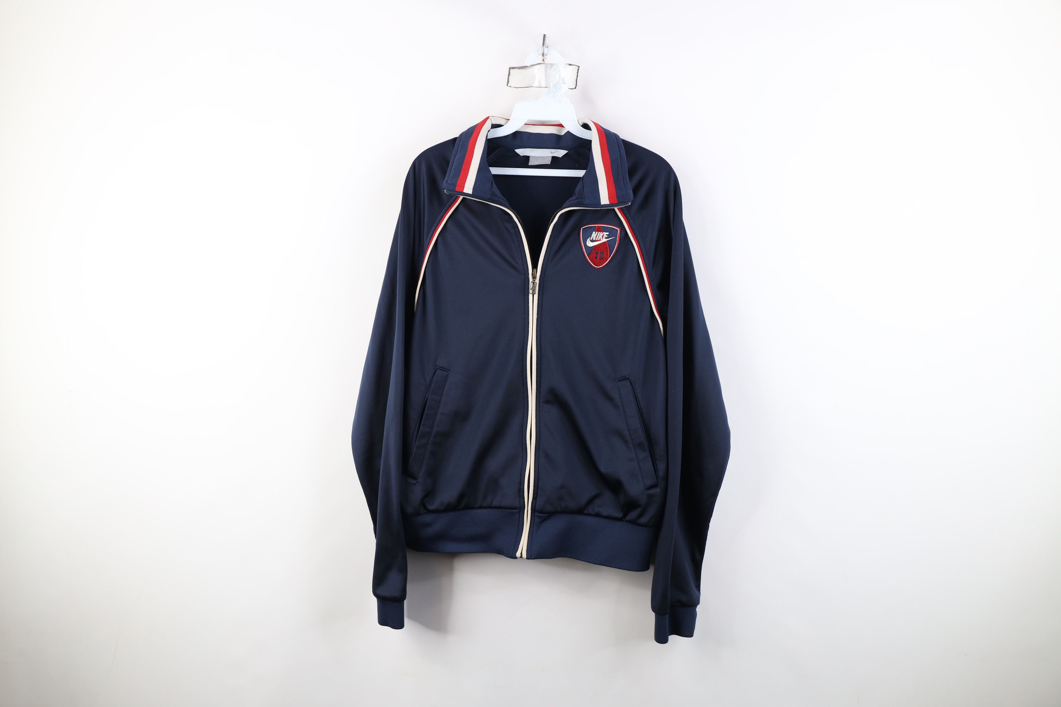 Nike Vintage Y2K Nike Mens Mini Swoosh Tennis Track Jacket Blue Size M / US 6-8 / IT 42-44 - 1 Thumbnail