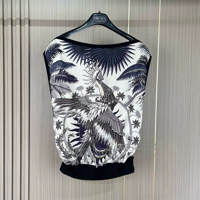 Hermes Hermes Silk and Wool Patchwork Vest Size XS / US 0-2 / IT 36-38 - 1 Thumbnail