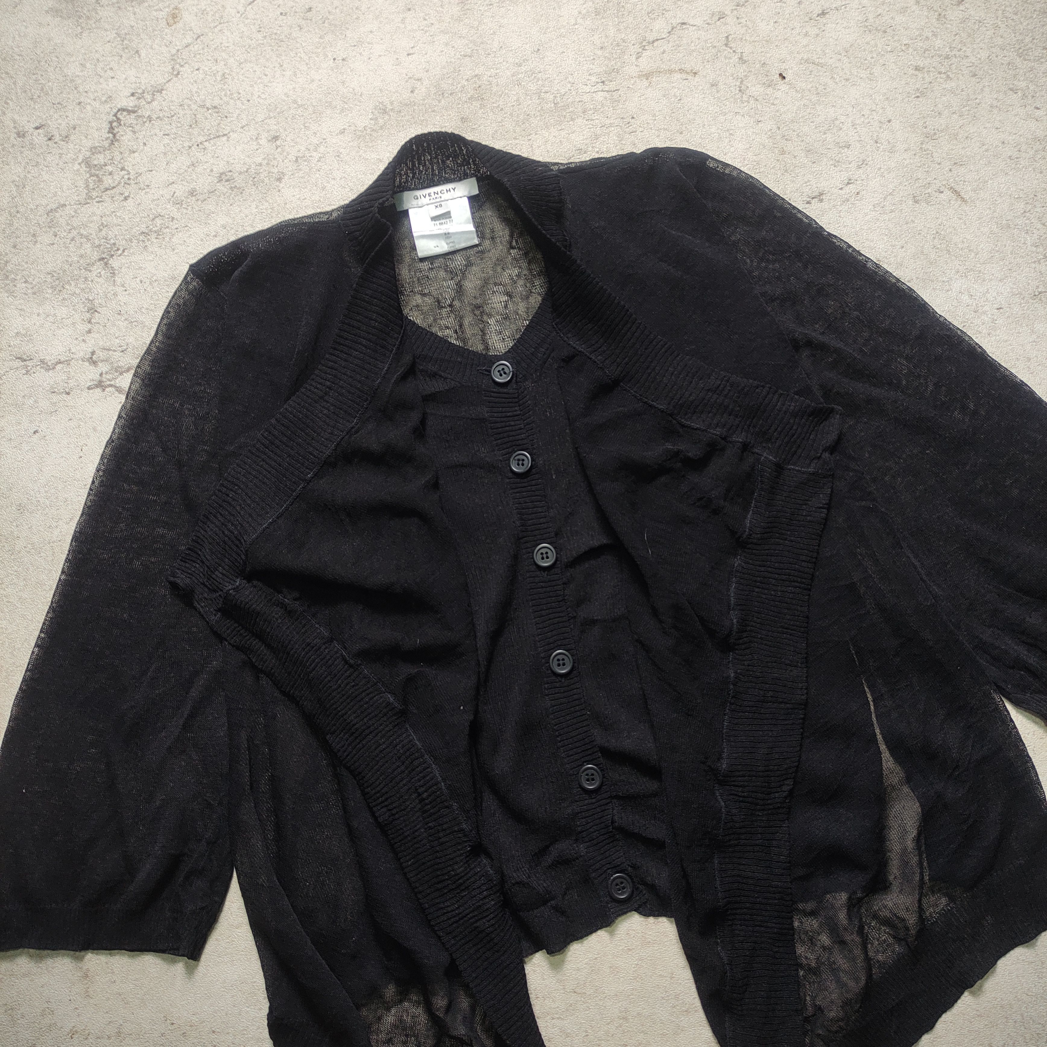 Designer × Givenchy Givenchy Mesh Asymmetric Style Avant Garde Size XS / US 0-2 / IT 36-38 - 4 Thumbnail