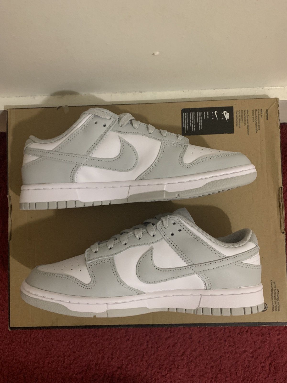 Nike Nike Dunk Low “Grey Fog” Size US 9 / EU 42 - 2 Thumbnail
