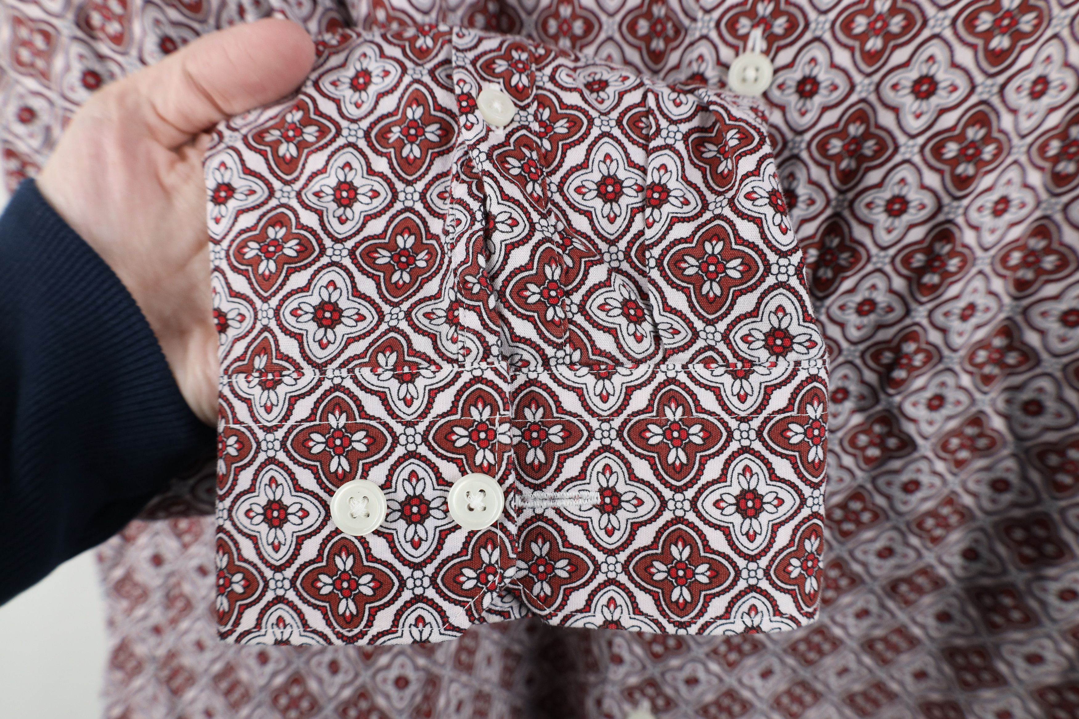 Express Express Geometric Tapestry Collared Button Shirt Cotton Size US XXL / EU 58 / 5 - 4 Thumbnail