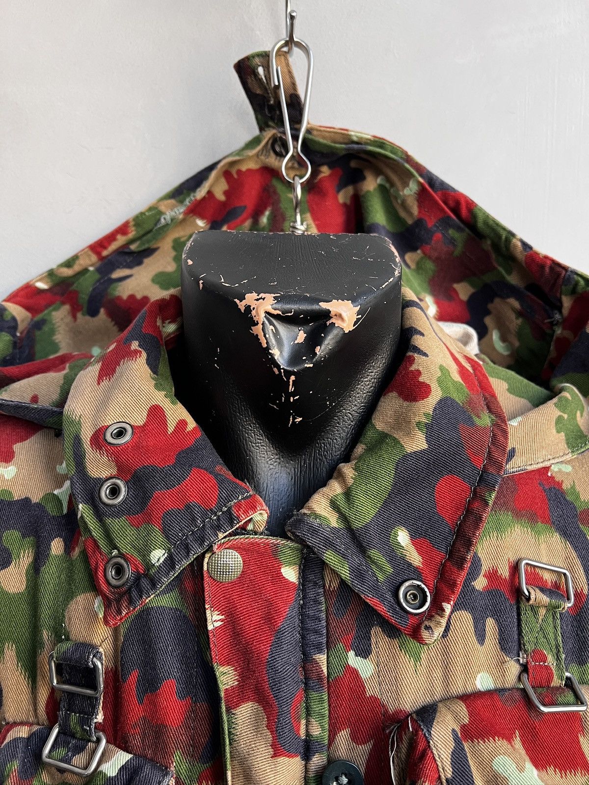 Issey Miyake Vintage Multi Camo Military Hooded jacket swiss army Y2K Size US M / EU 48-50 / 2 - 9 Thumbnail