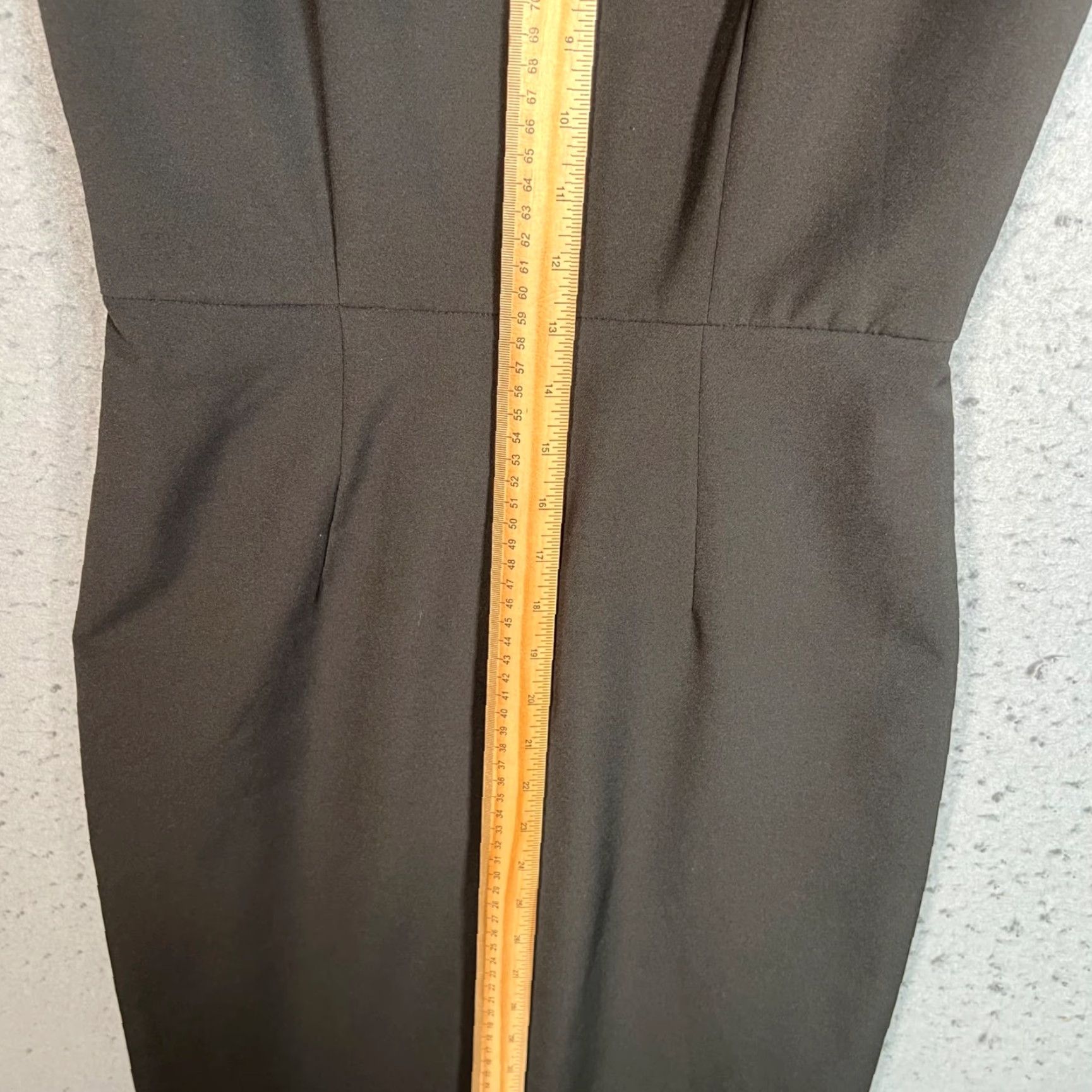 Solace London VINTAGE Solace London Womens 8 Black Sleeveless Jumpsuit Spaghetti Straps One-Piece 28 in Inseam Womens Size 30" / US 8 / IT 44 - 7 Thumbnail
