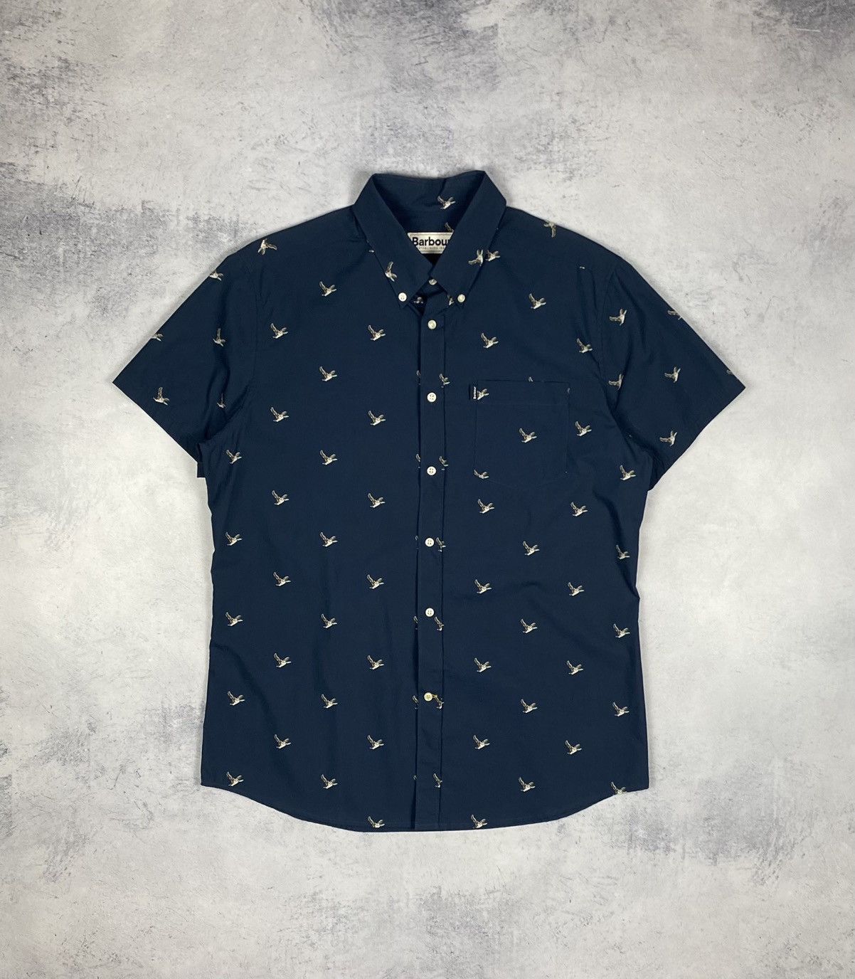 Barbour Barbour over print ducks button up shorts sleeve shirt Size US M / EU 48-50 / 2 - 2 Thumbnail