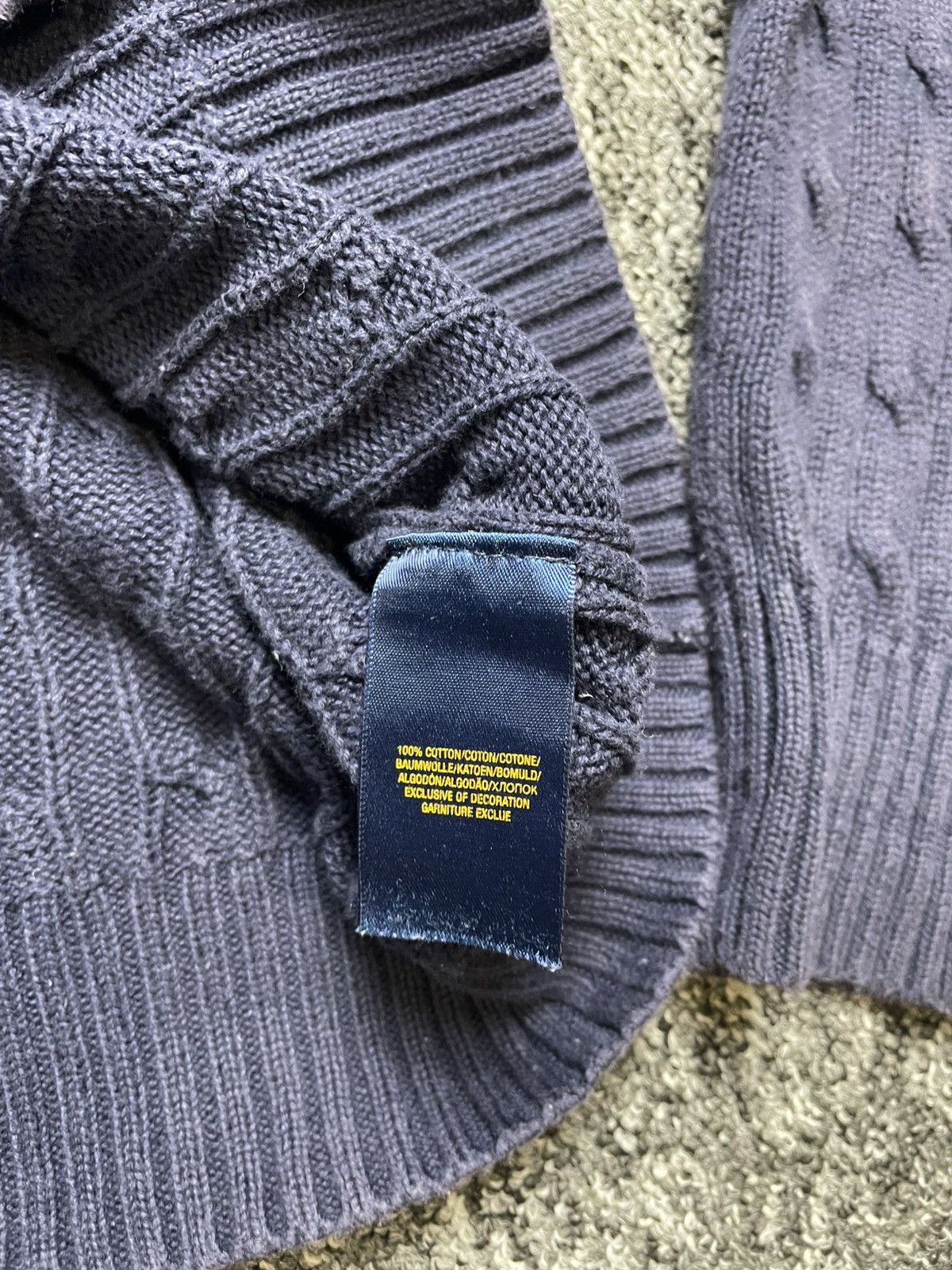 Polo Ralph Lauren × Vintage Vintage retro sweater knitted knit 00s y2k Polo Ralph Lauren Size US M / EU 48-50 / 2 - 7 Thumbnail