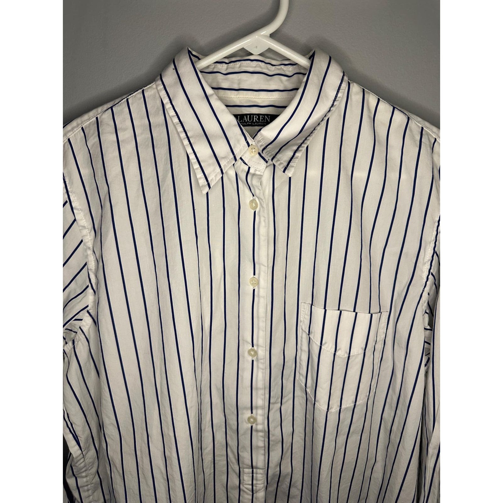 Lauren Ralph Lauren Lauren Ralph Lauren Long Sleeve Button-Up Shirt White L Size L / US 10 / IT 46 - 5 Thumbnail