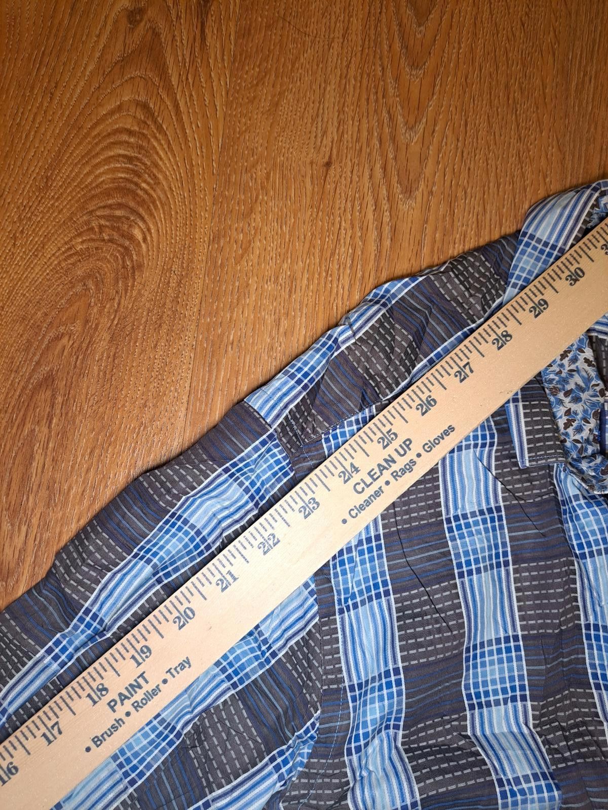 BUGATCHI Bugatchi Uomo Button Up Shirt Mens Large Multicolor Plaid Size US L / EU 52-54 / 3 - 8 Thumbnail