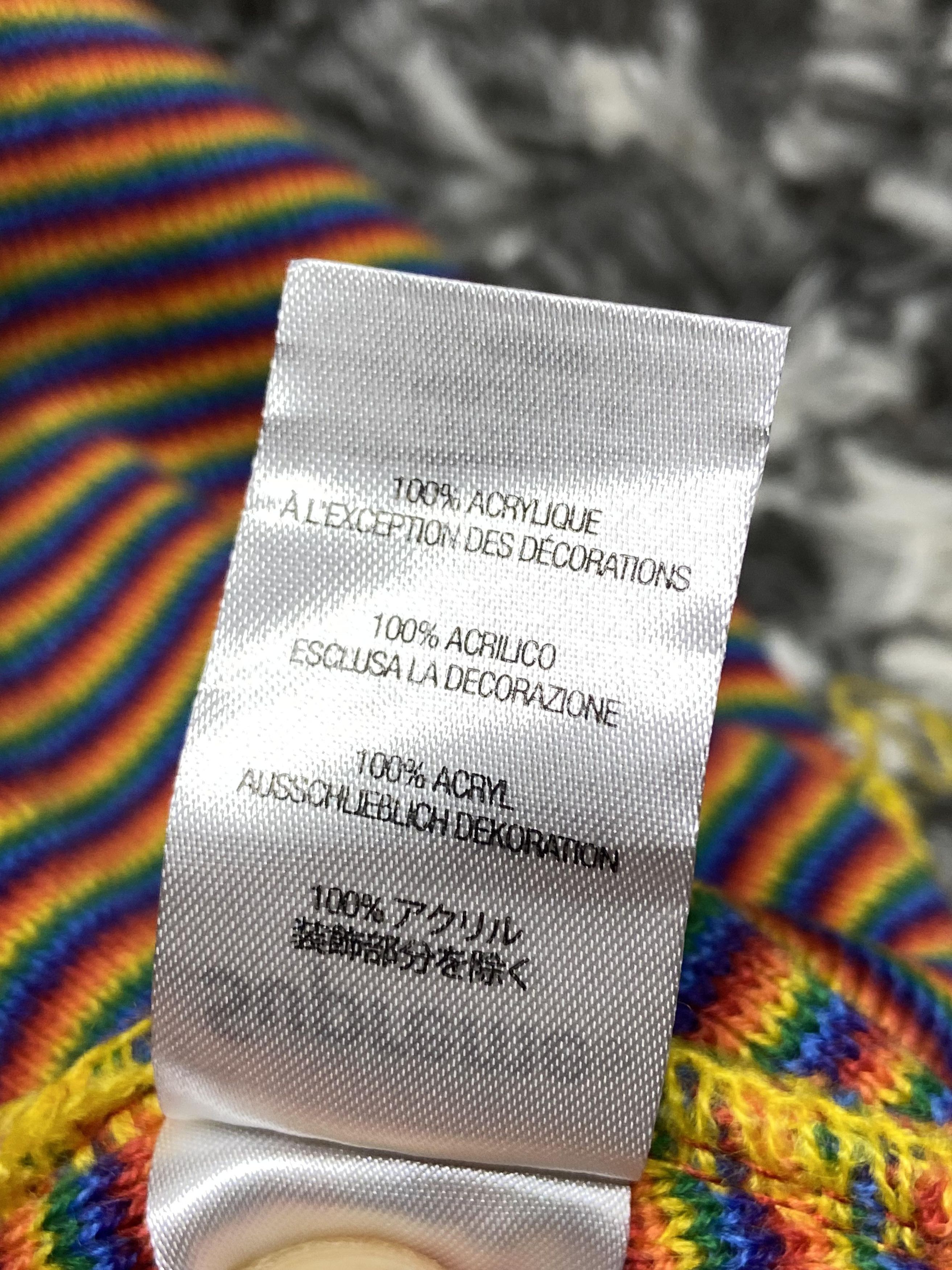 Supreme Supreme Rainbow Stripe Arc Logo Beanie DS Size ONE SIZE - 7 Thumbnail