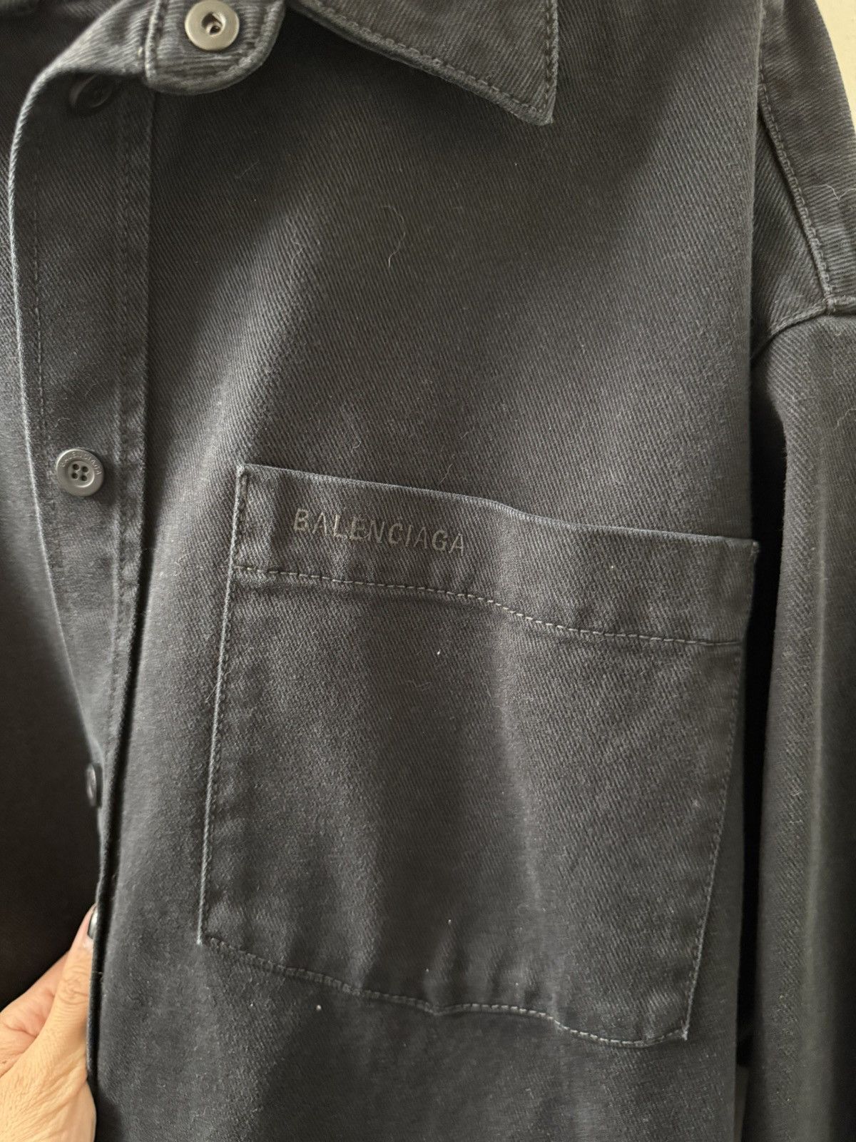 Balenciaga Balenciaga Parka Denim Jacket Size US S / EU 44-46 / 1 - 4 Thumbnail