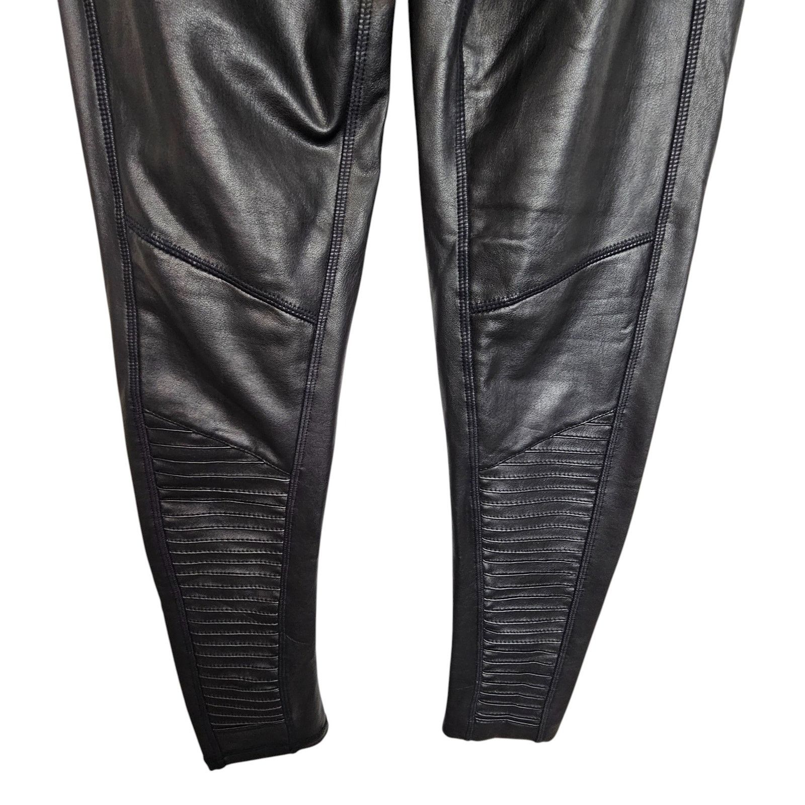 7 For All Mankind 7 For All Mankind Womens Faux Leather Moto Leggings Sz XS Size 25" / US 0 / IT 36 - 8 Thumbnail