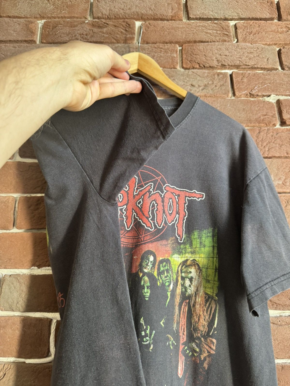 Band Tees 00s Slipknot Vintage Band Tshirt Rare Print Nu Metal Hype Size US L / EU 52-54 / 3 - 6 Thumbnail