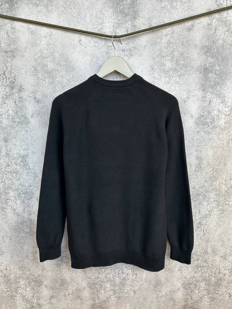 Paul James Paul James Waffle Knit Sweater Black Crew Jumper Sweatshirt Size US S / EU 44-46 / 1 - 2 Thumbnail
