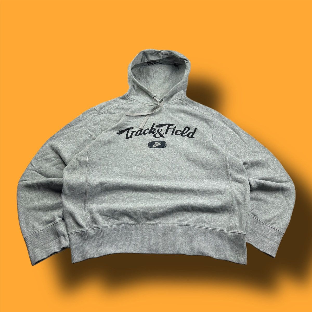 Nike × Vintage NIKE VINTAGE CENTER LOGO OVERSIZE BOXY HOODIE Size US L / EU 52-54 / 3 - 1 Thumbnail