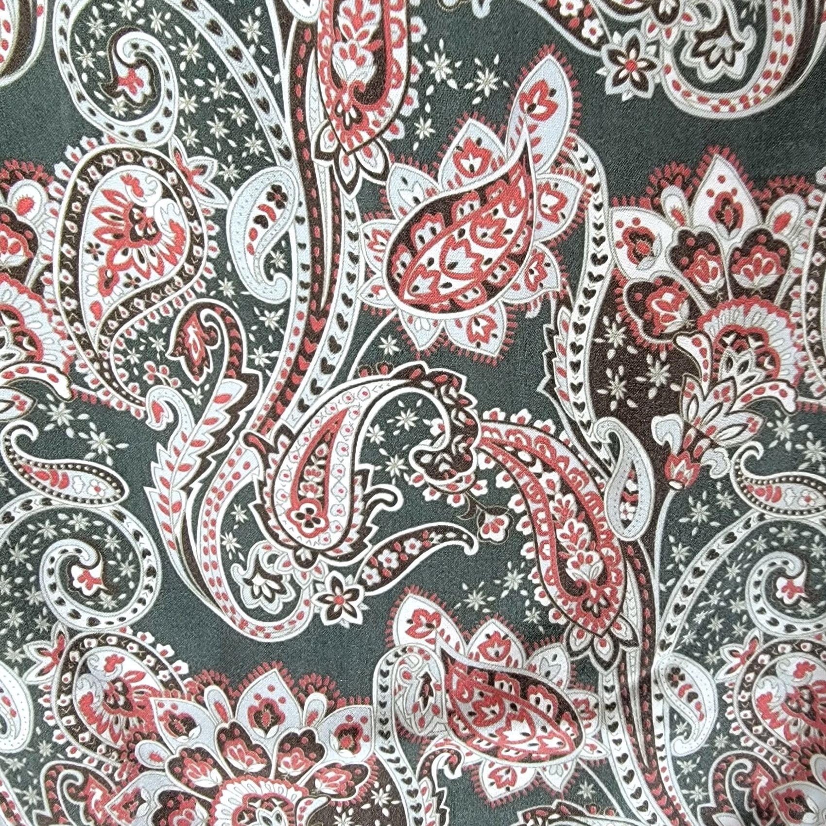 Vintage One5One Floral Jogger Pants Womens XL Casual Elastic Waist Boho Green Size 40" / US 18 - 2 Thumbnail