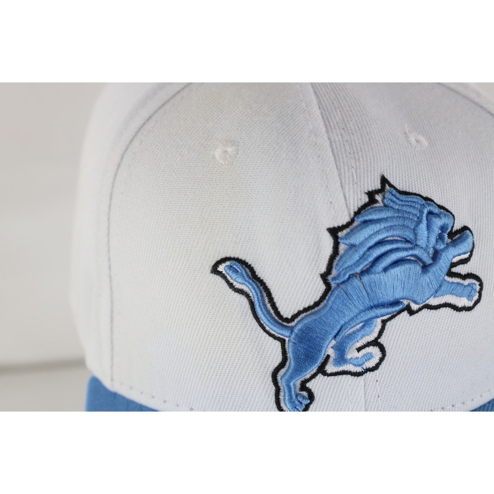 New Era Vintage New Era Distressed Detroit Lions Football Fitted Hat Size ONE SIZE - 2 Thumbnail