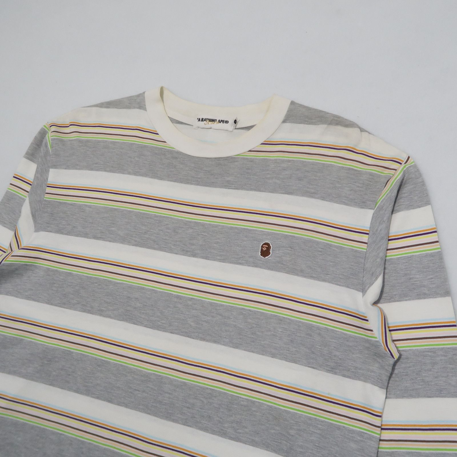 Bape 2008 OG Bape Psychedelic Prisoner Stripe Long Sleeve Size US M / EU 48-50 / 2 - 3 Thumbnail