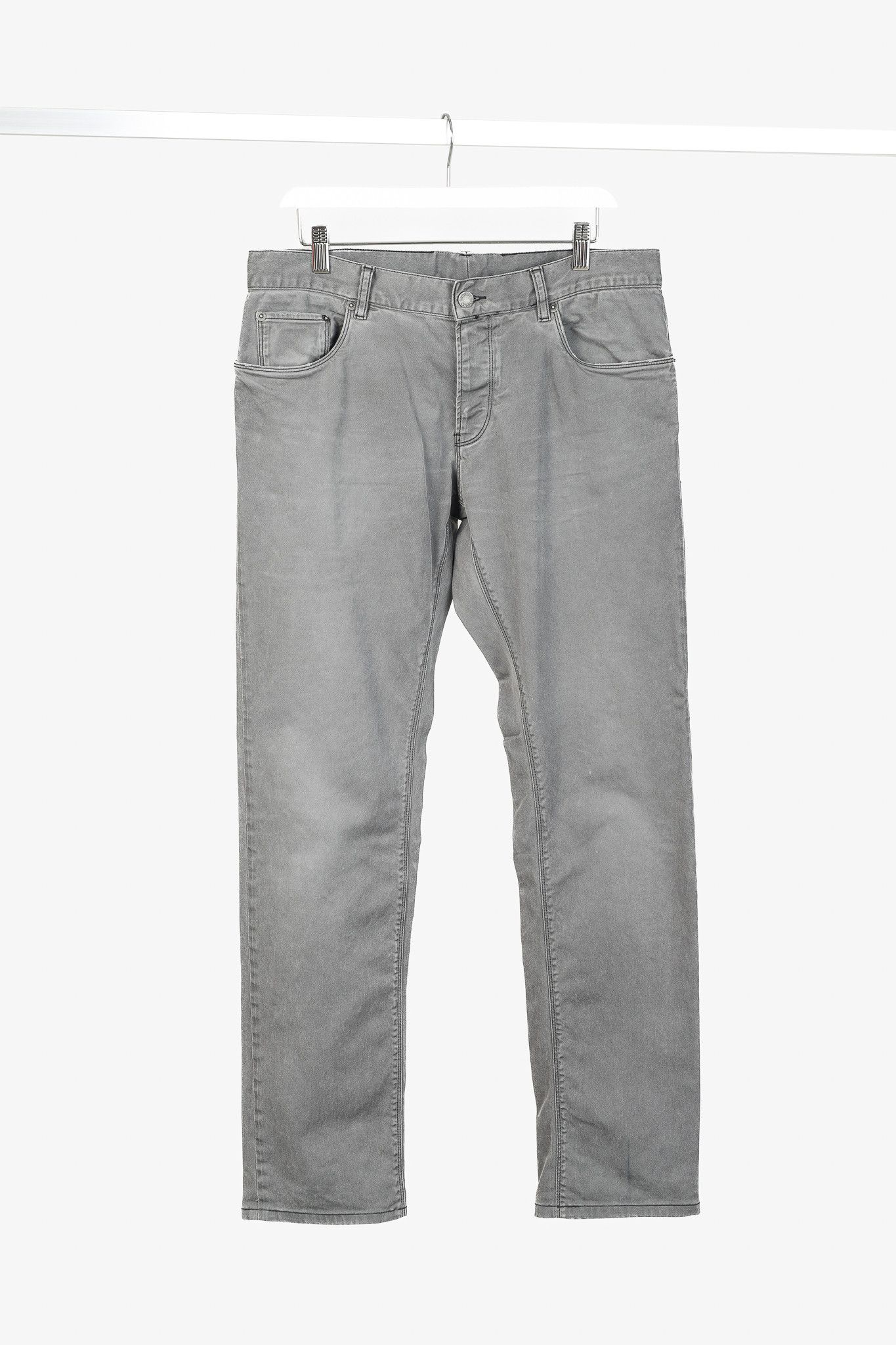 Prada Prada Medium-Grey-Wash Tapered-Fit Jeans Size US 34 / EU 50 - 1 Thumbnail