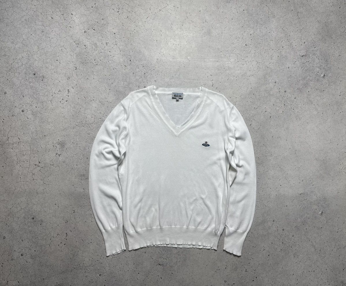 Vivienne Westwood Vivienne Westwood Luxury Sweater Pullover White Size US L / EU 52-54 / 3 - 1 Thumbnail