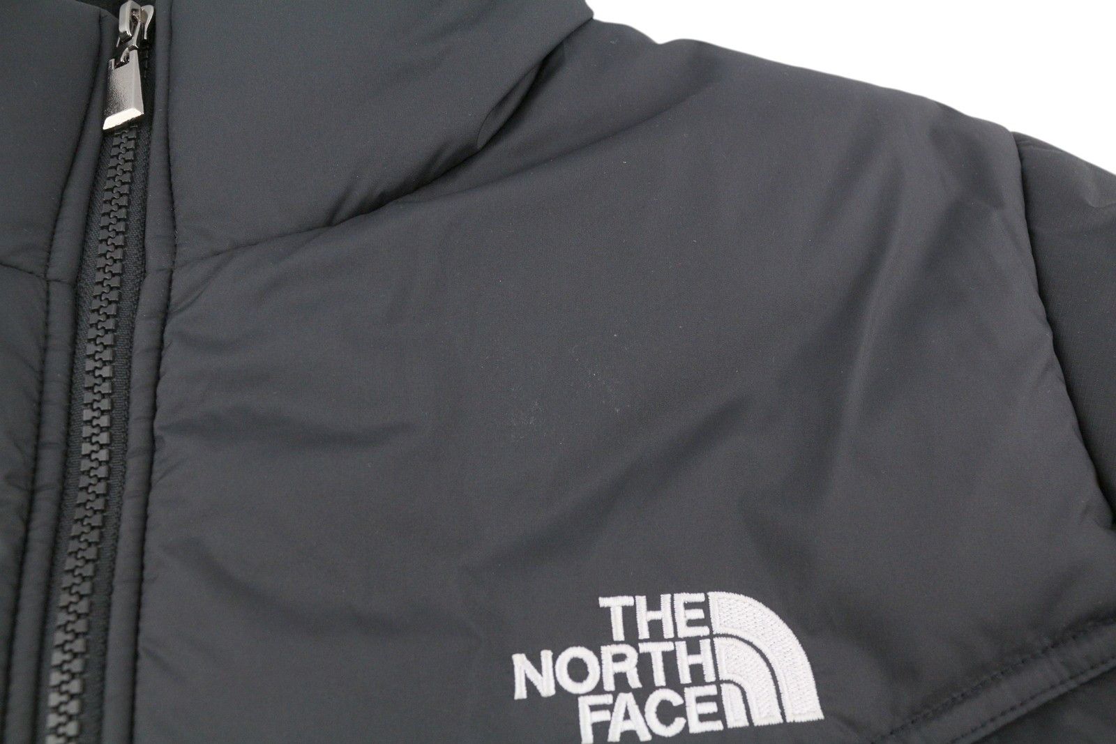 The North Face XS Black Full Zip High Neck Insulated Logo Puffer 83719 Size US XS / EU 42 / 0 - 17 Thumbnail