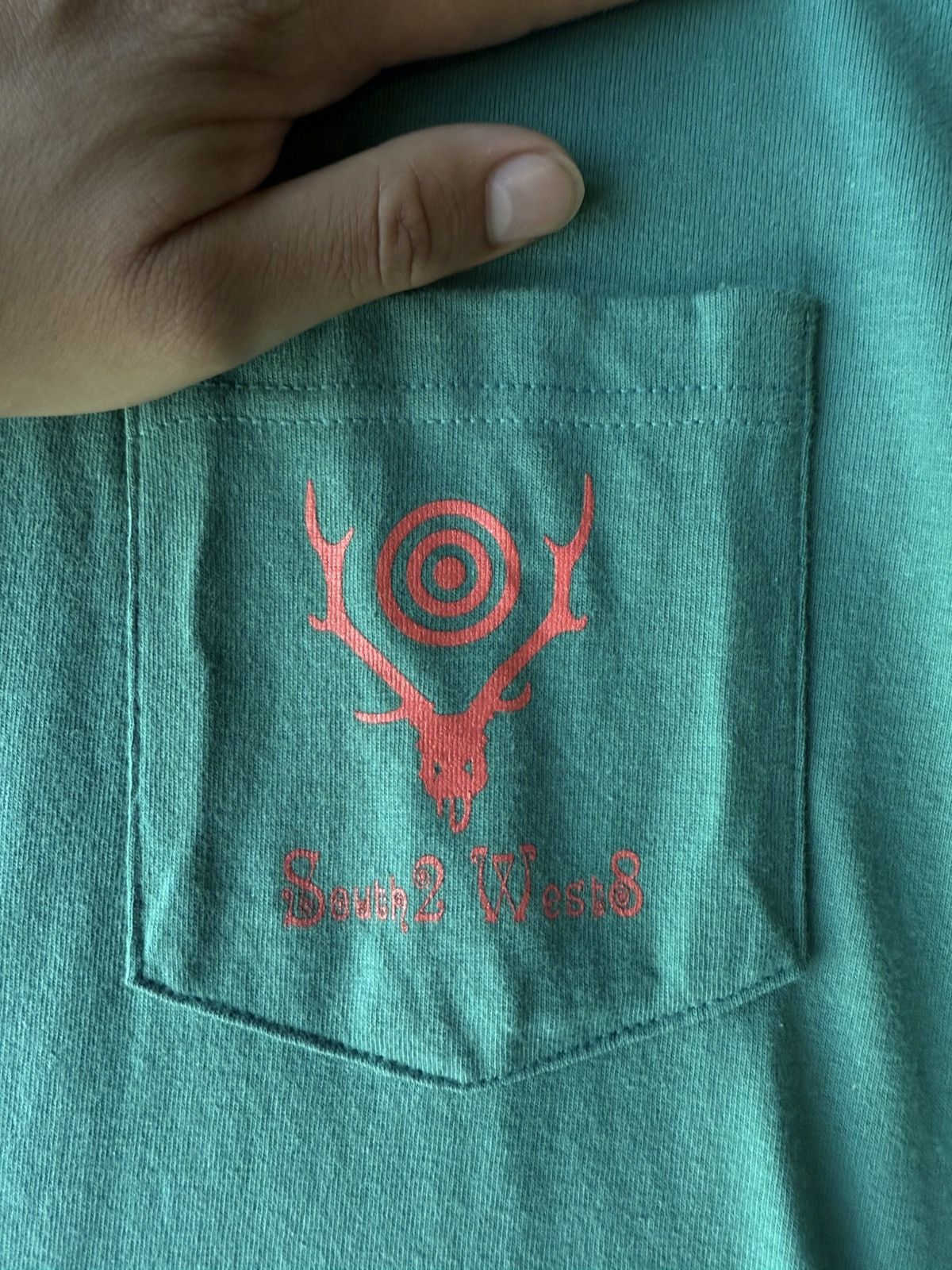 South2 West8 × Supreme BRAND NEW SUPREME SOUTH2 WEST8 L/S POCKET TEE “TEAL” SIZE S Size US S / EU 44-46 / 1 - 5 Thumbnail