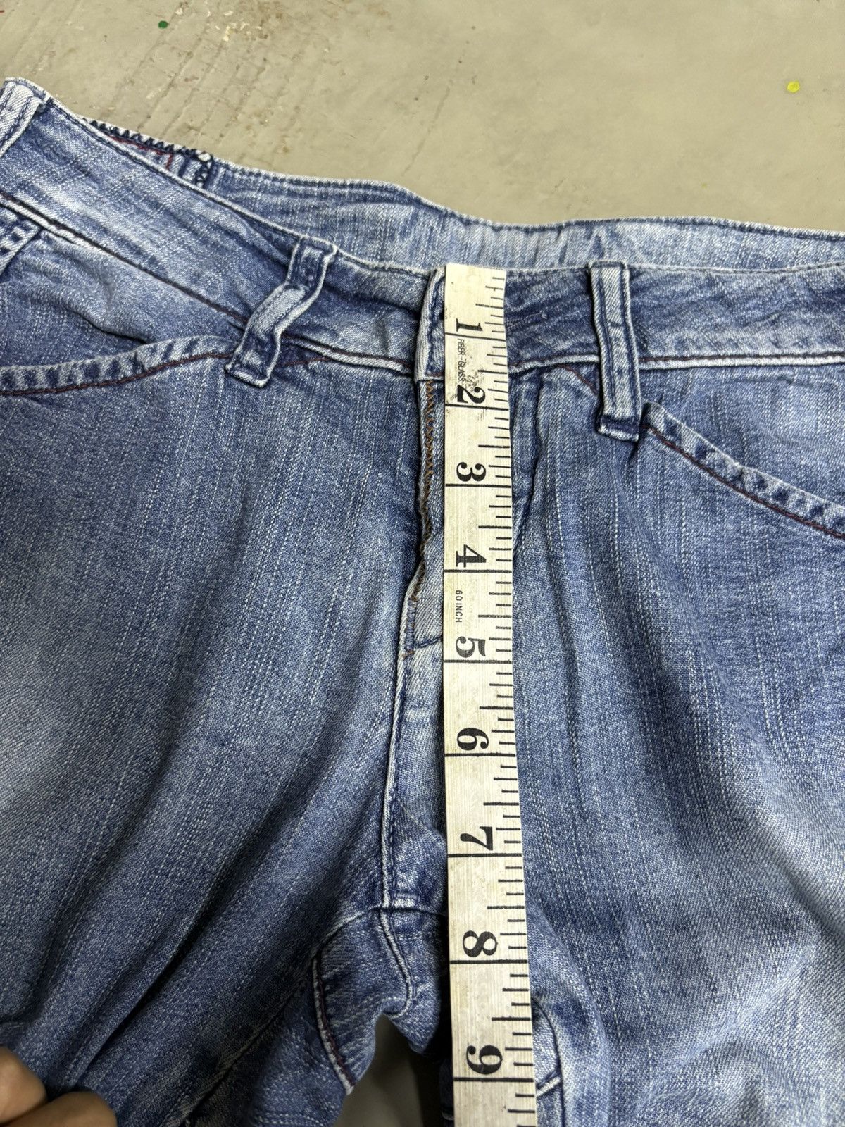 Marithe + Francois Girbaud Vintage Buckle Back Marithe+Francois Girbaud Y2K Capri Jeans Size US 28 / EU 44 - 18 Thumbnail