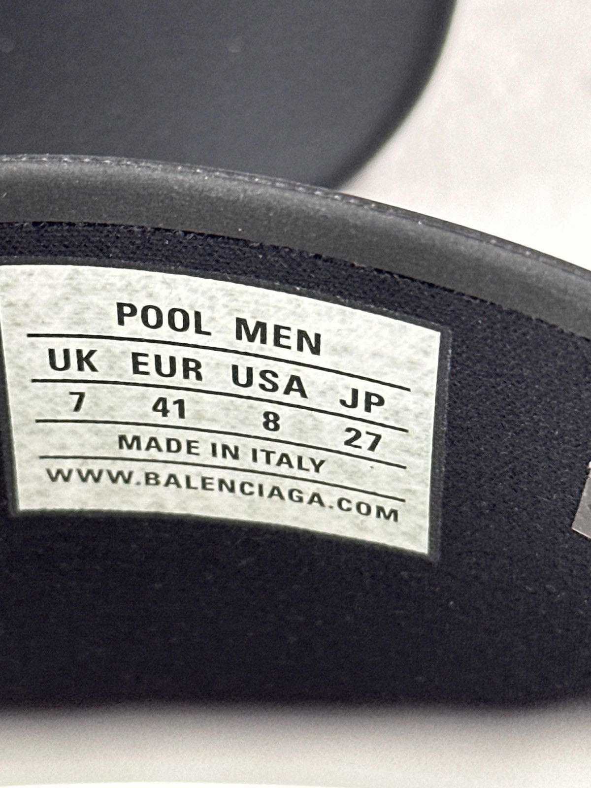 Balenciaga Balenciaga Men's Logo Mismatched Slide Sandal Size 8 Size US 8 / EU 41 - 12 Thumbnail
