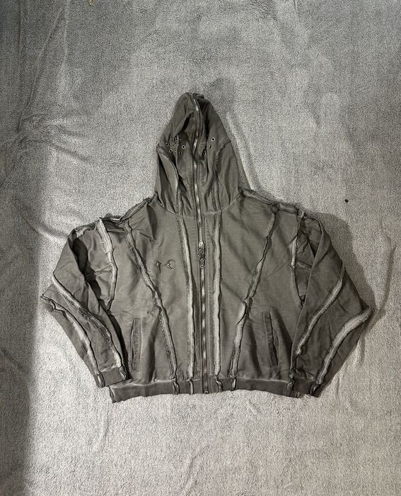 Japanese Brand Thug Club ,,Gladiator,, zip hoodie grey | Grailed