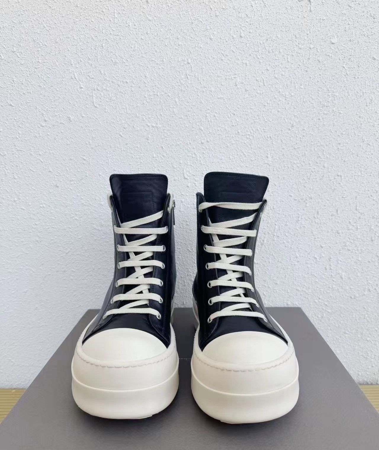 Rick Owens Rick Owens Mainline 24SS Leather High-Top Turbo Cyclops Size US 8 / EU 41 - 3 Thumbnail