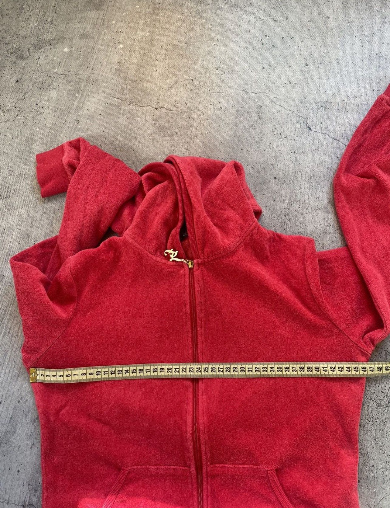 Juicy Couture Vintage y2k Juicy Couture Style Velour Track Suit Size 40" / US 18 - 14 Thumbnail