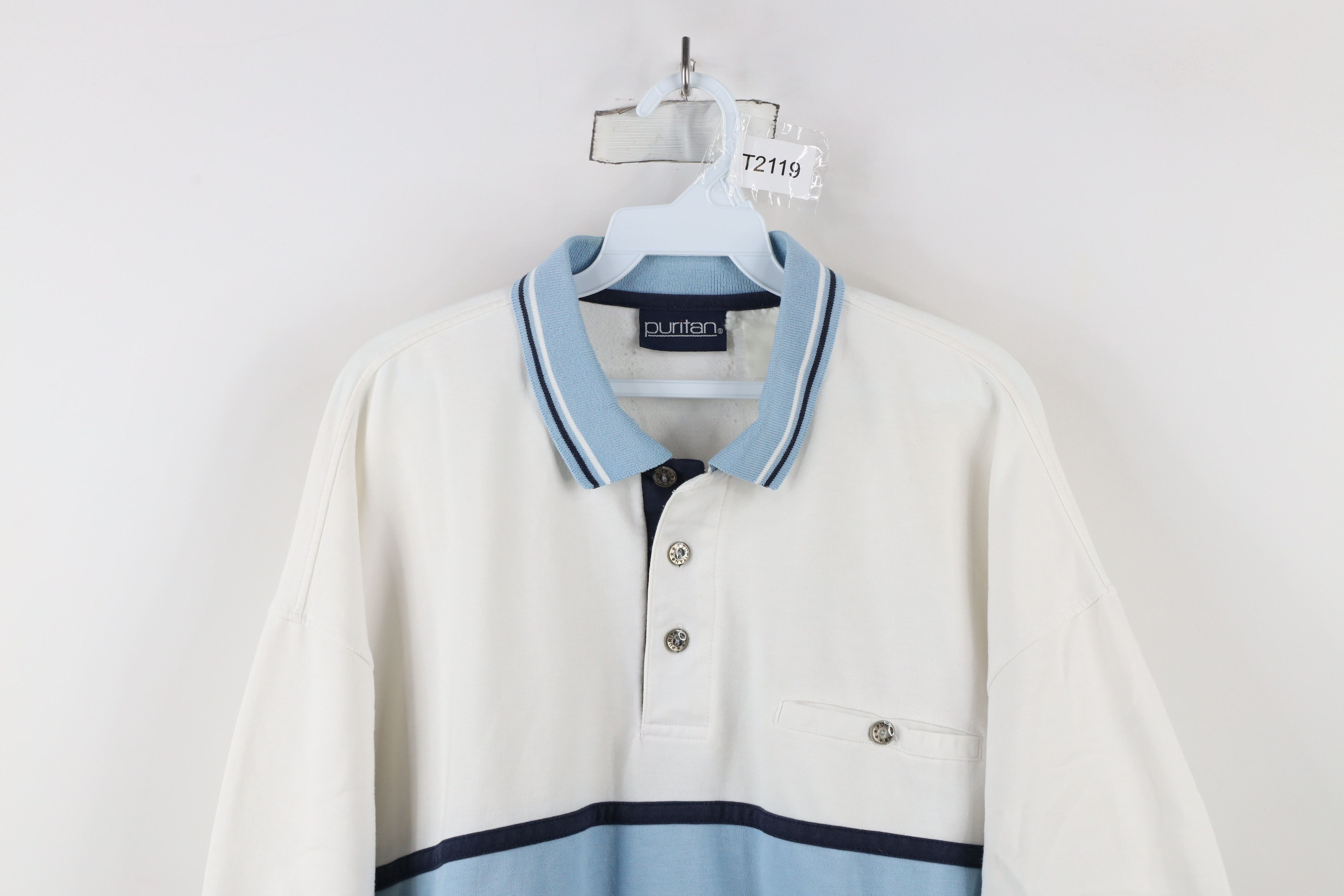 Vintage Vintage 90s Streetwear Collared Short Sleeve Pullover Polo Size US XL / EU 56 / 4 - 2 Thumbnail