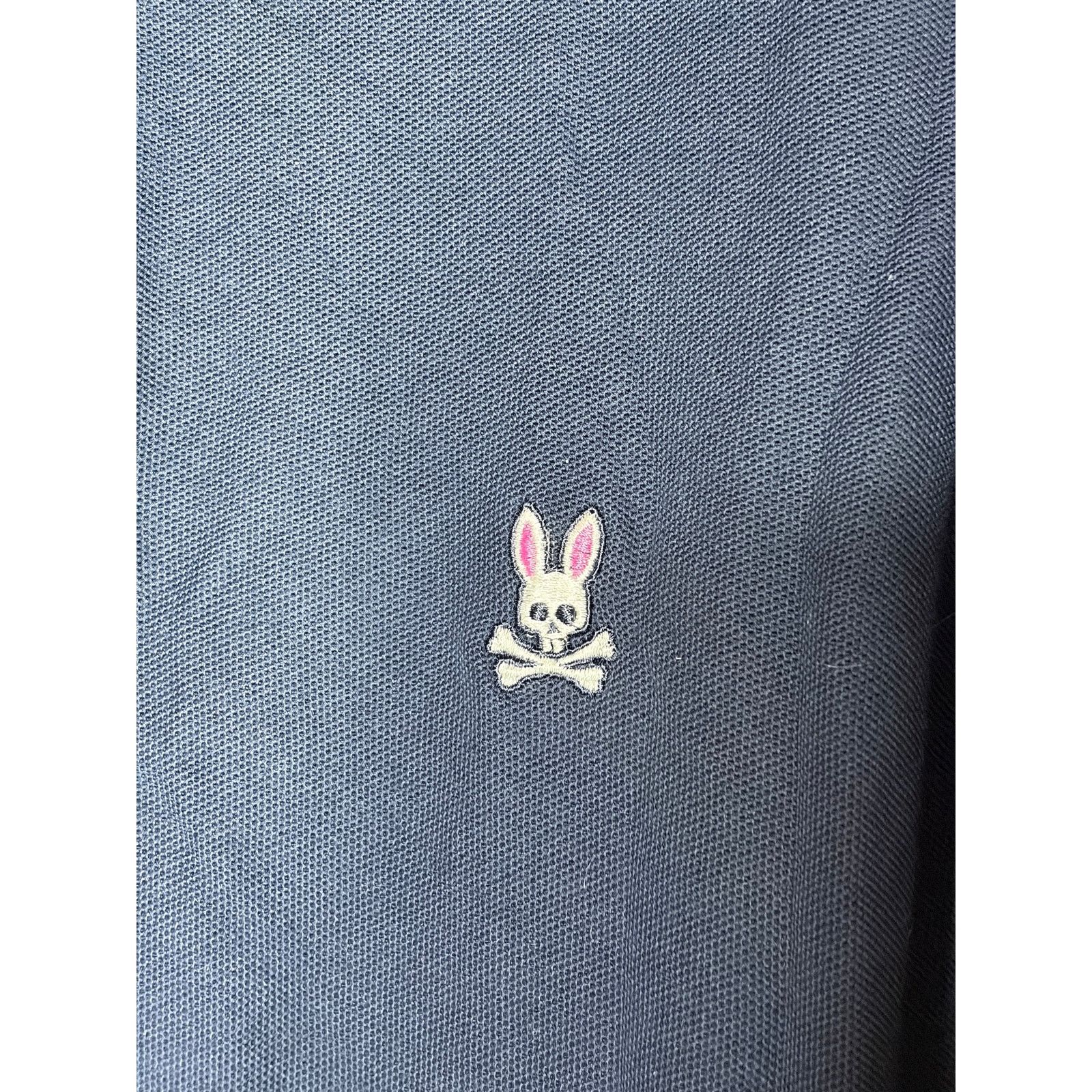 Psycho Bunny Psycho Bunny Navy blue Classic Pique Polo Shirt XL Size US XL / EU 56 / 4 - 3 Thumbnail