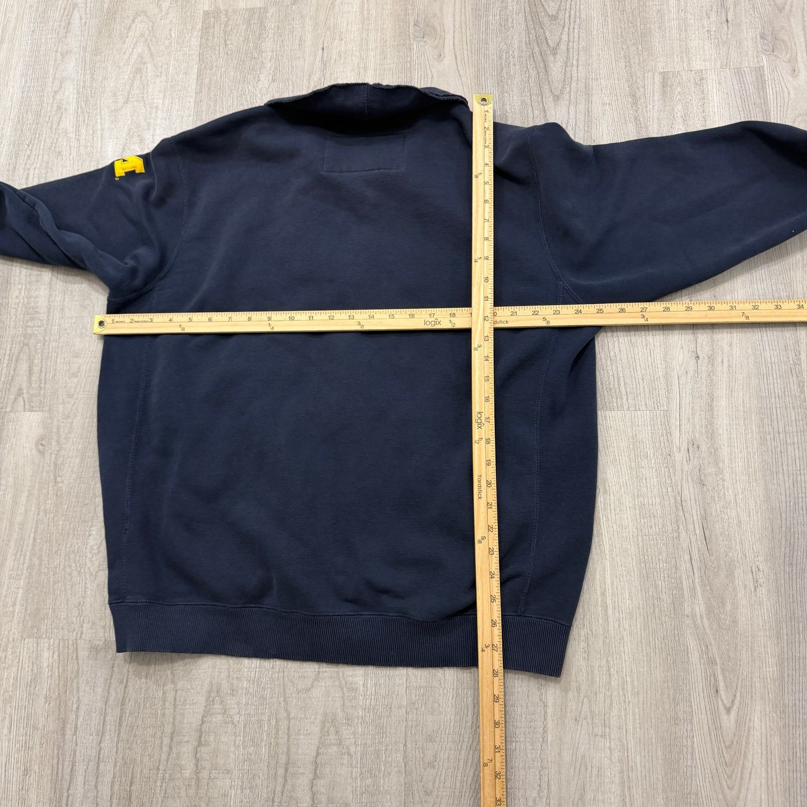 Vintage Michigan Wolverines Full Zip Sweatshirt Mens Extra Large Size US XL / EU 56 / 4 - 9 Thumbnail