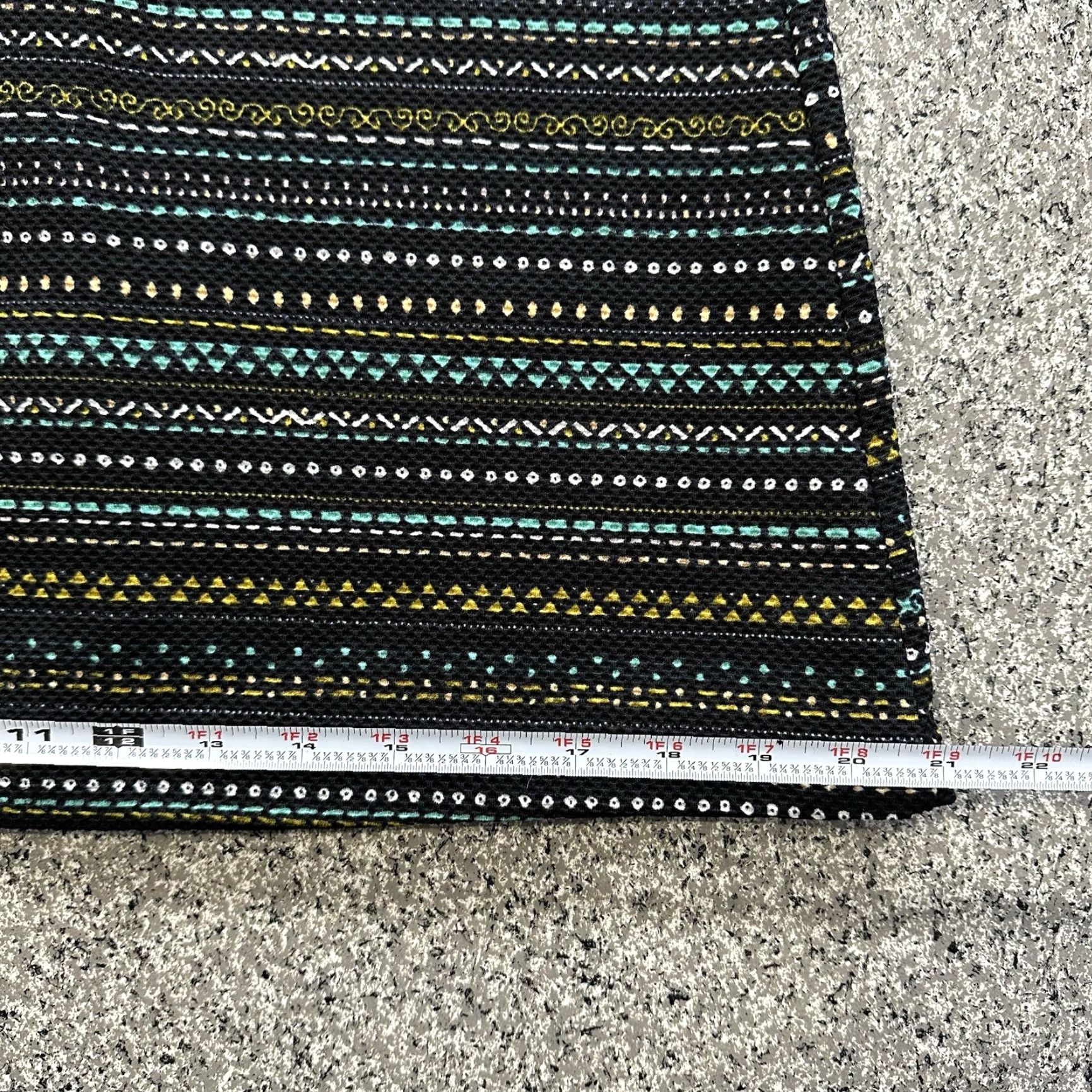 H&M H&M Skirt Womens S Mini Black Geometric Striped High Rise Color: Black Size 28" / US 6 / IT 42 - 5 Thumbnail