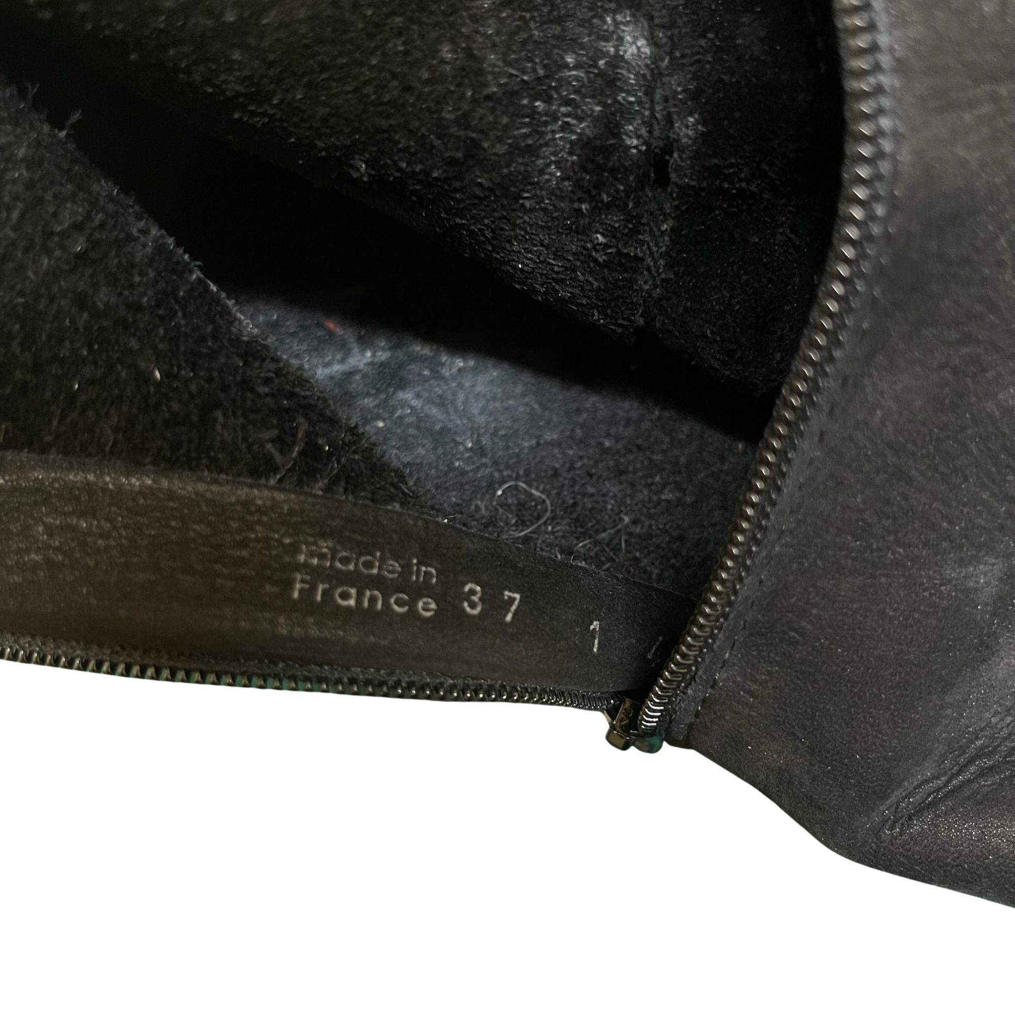 Calvin Klein Calvin Klein Black Suede Tall Wedge Boots Women’s Size 6.5 W Size US 6.5 / IT 36.5 - 7 Thumbnail