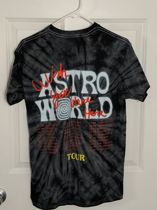 Travis Scott No Bystanders Tee Black Tie Dye Men's - SS19 - US