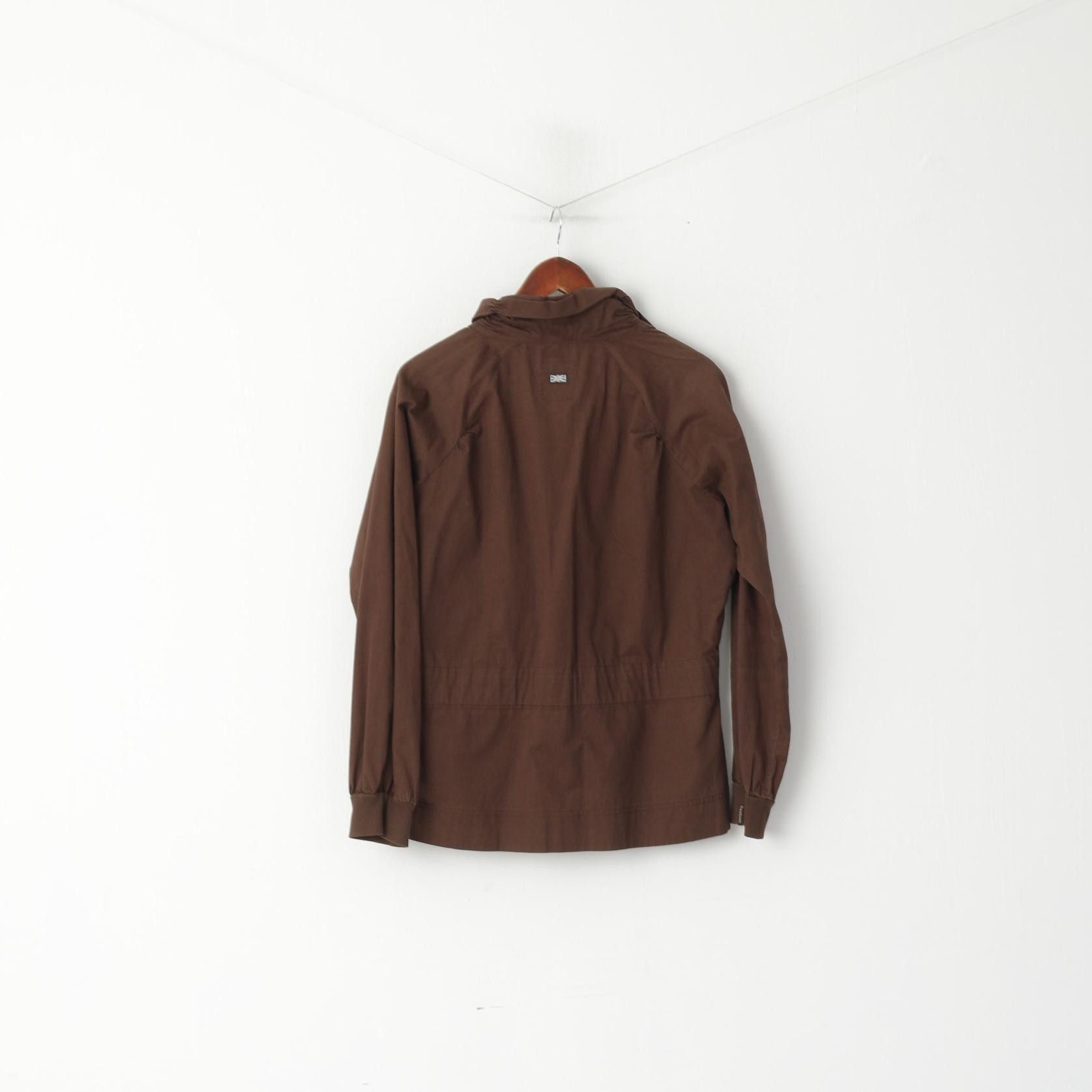 Reebok Reebok Classic Women 16 XL Jacket Brown Cotton 5687 Size XL / US 12-14 / IT 48-50 - 8 Thumbnail