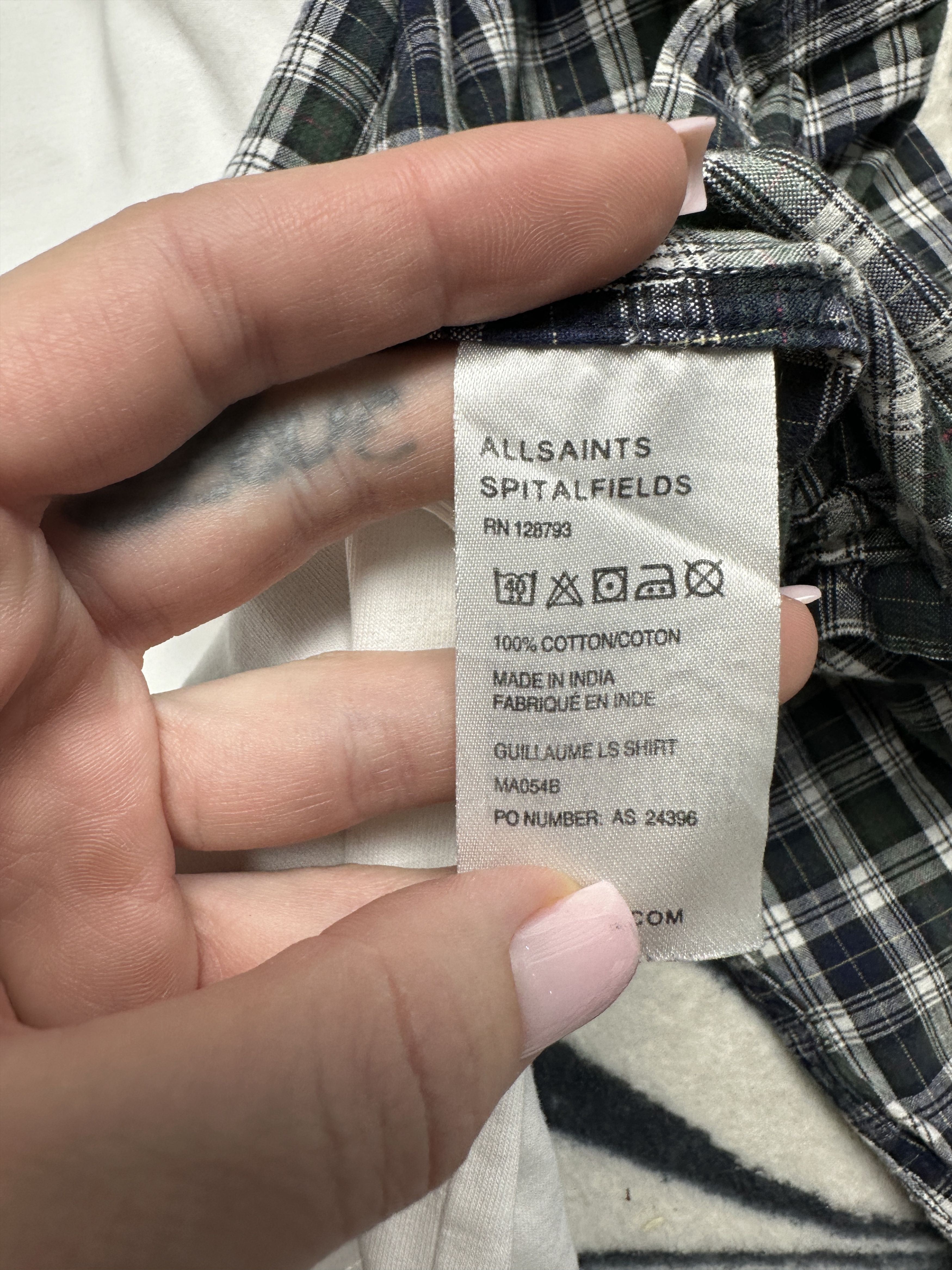 Allsaints AllSaints Mens Guillaume Shirt Japan Made Size US L / EU 52-54 / 3 - 4 Thumbnail