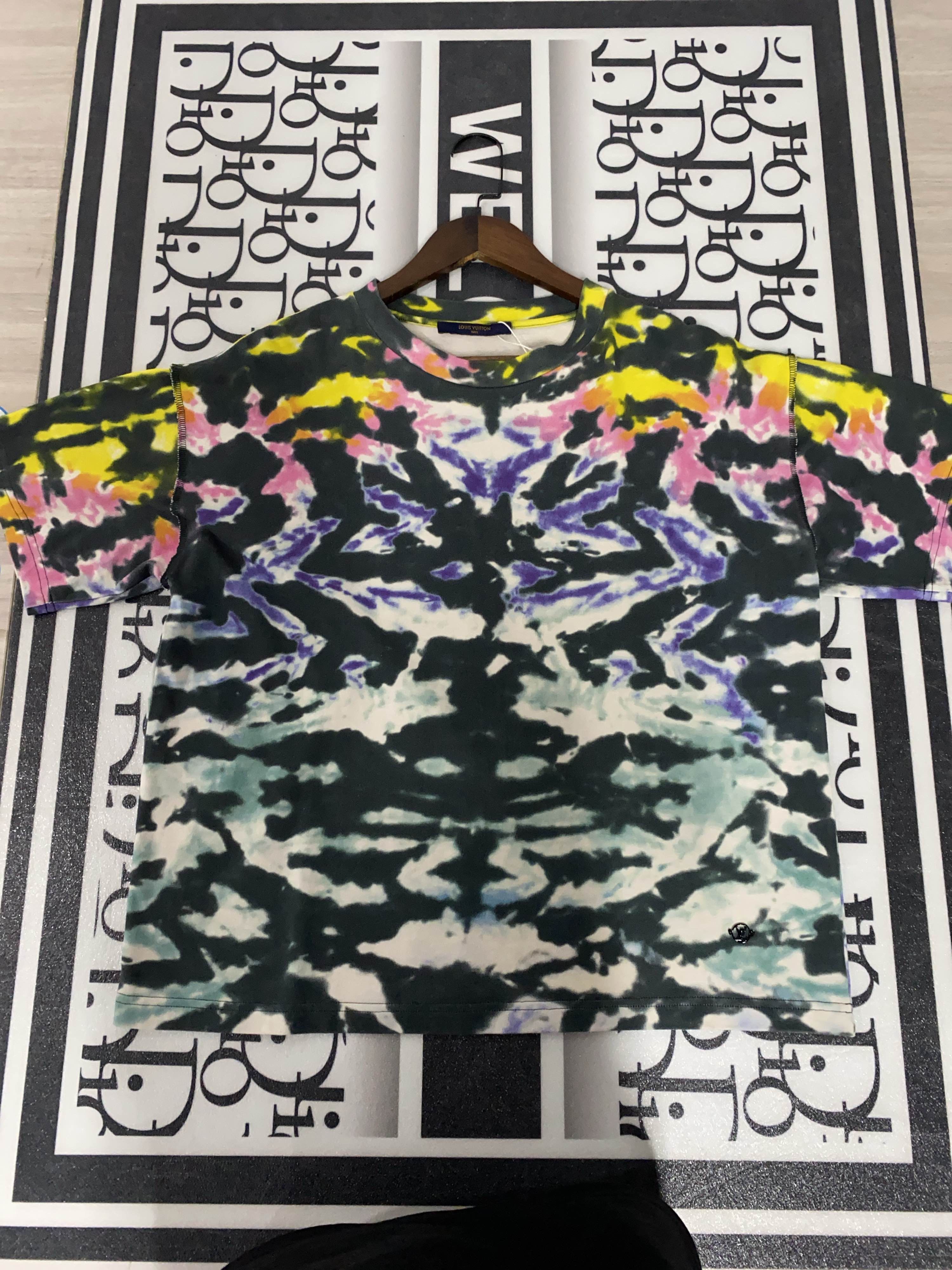 Louis Vuitton Louis Vuitton Plain Rainbow Tie Dye T-Shirt Size M Size US M / EU 48-50 / 2 - 1 Thumbnail