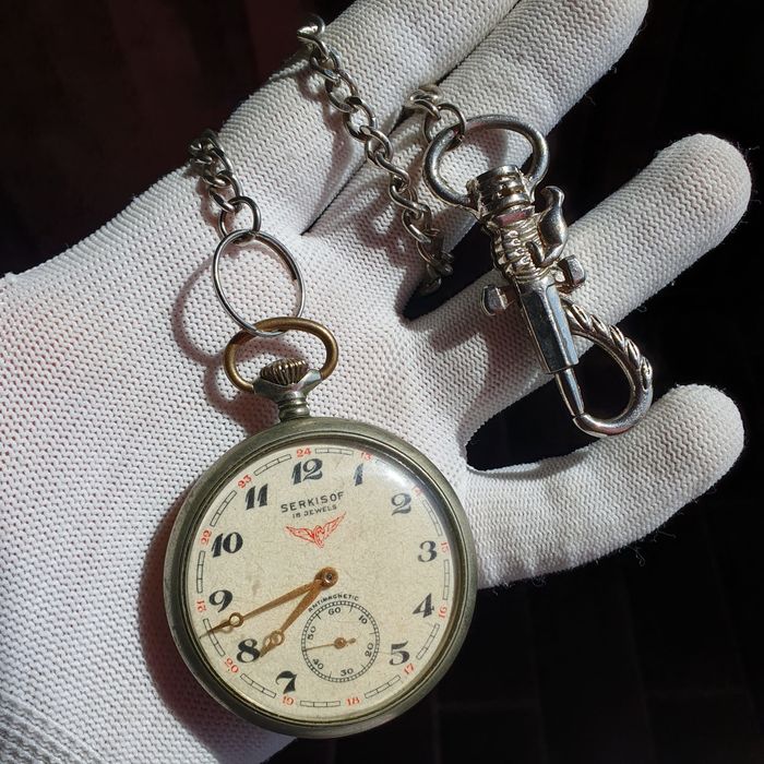 Serkisof demiryolu pocket online watch