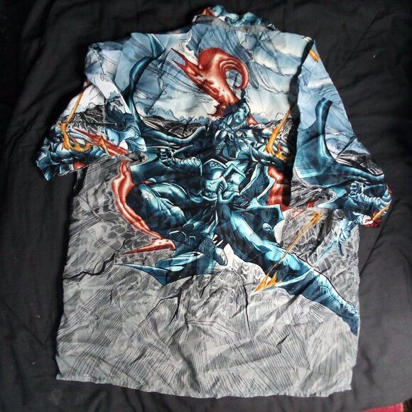 Other Vintage Y2K Claudio Nucci Anime Warrior Samurai Shirt Size US L / EU 52-54 / 3 - 5 Thumbnail