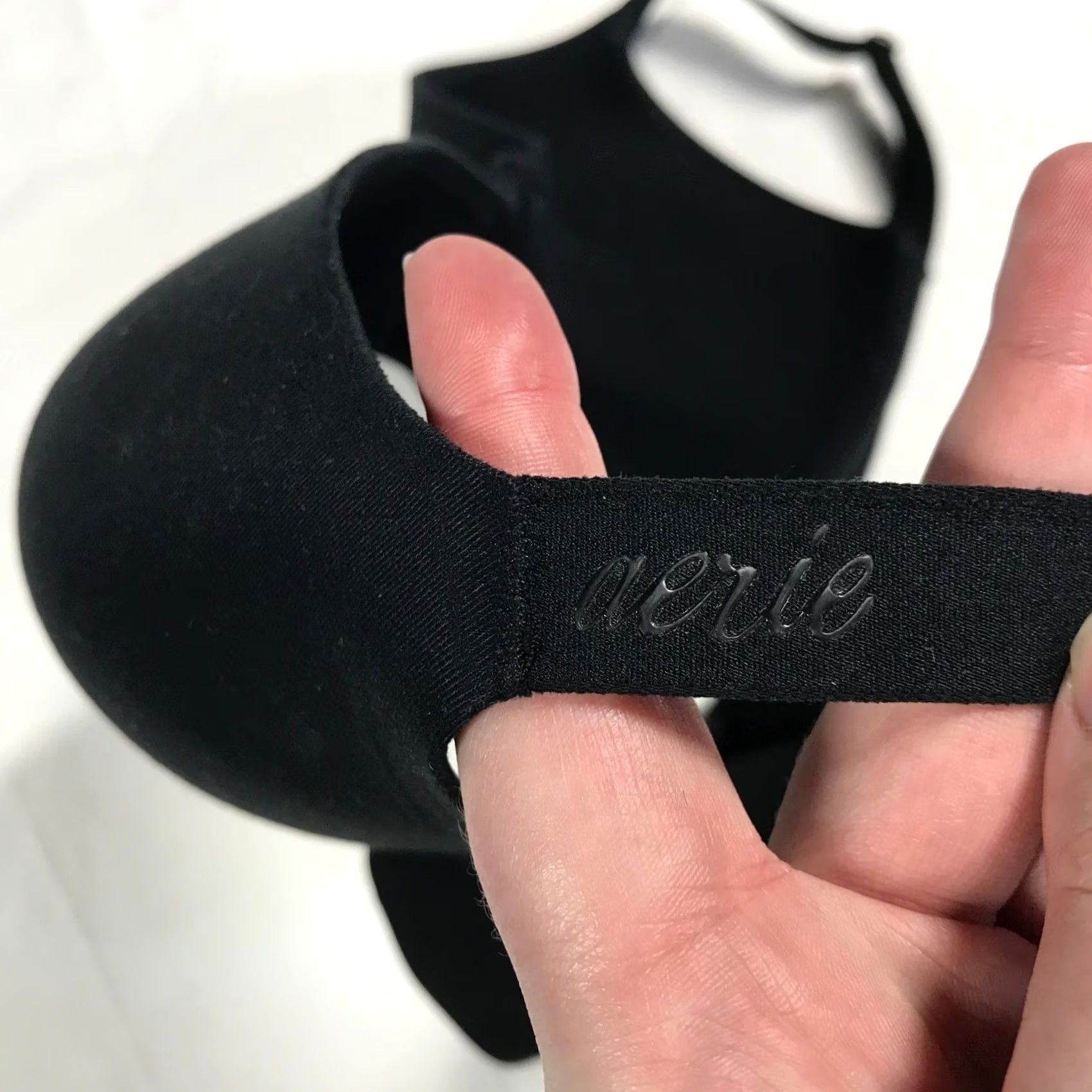 Vintage Aerie Real Free Full Coverage Bra 38C Black Underwire Lightly Lined Seamless Size ONE SIZE - 7 Thumbnail